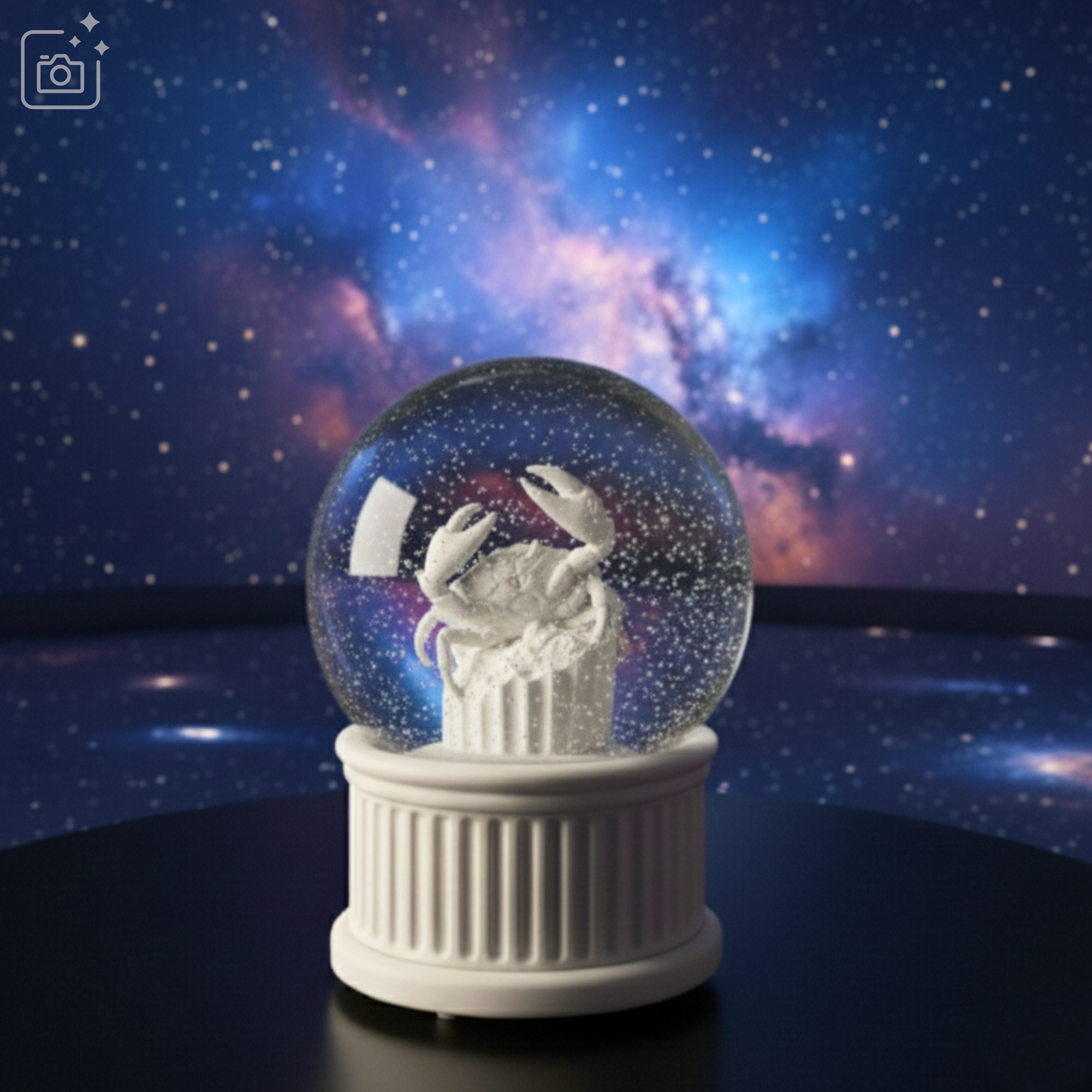 Cancer Snow Globe (120MM)