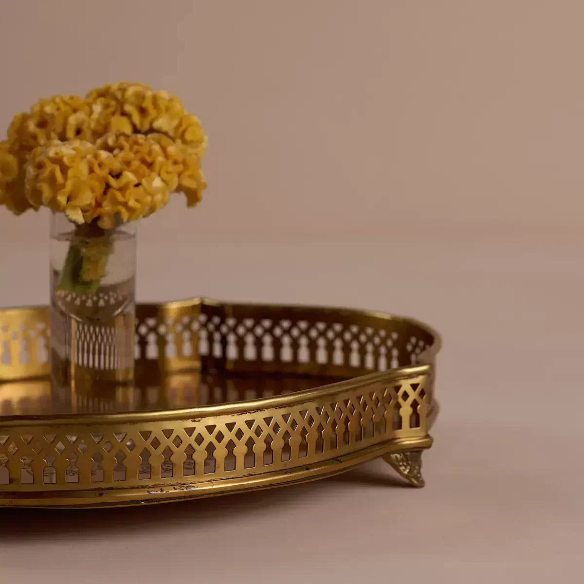 Victorian Curve Tray Medium Gold