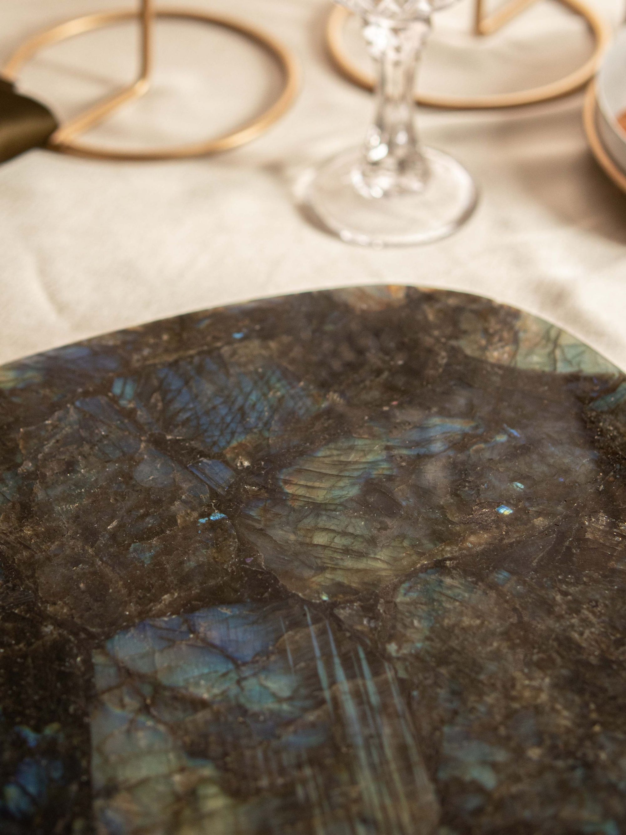 Platter - Blue Fire Labradorite