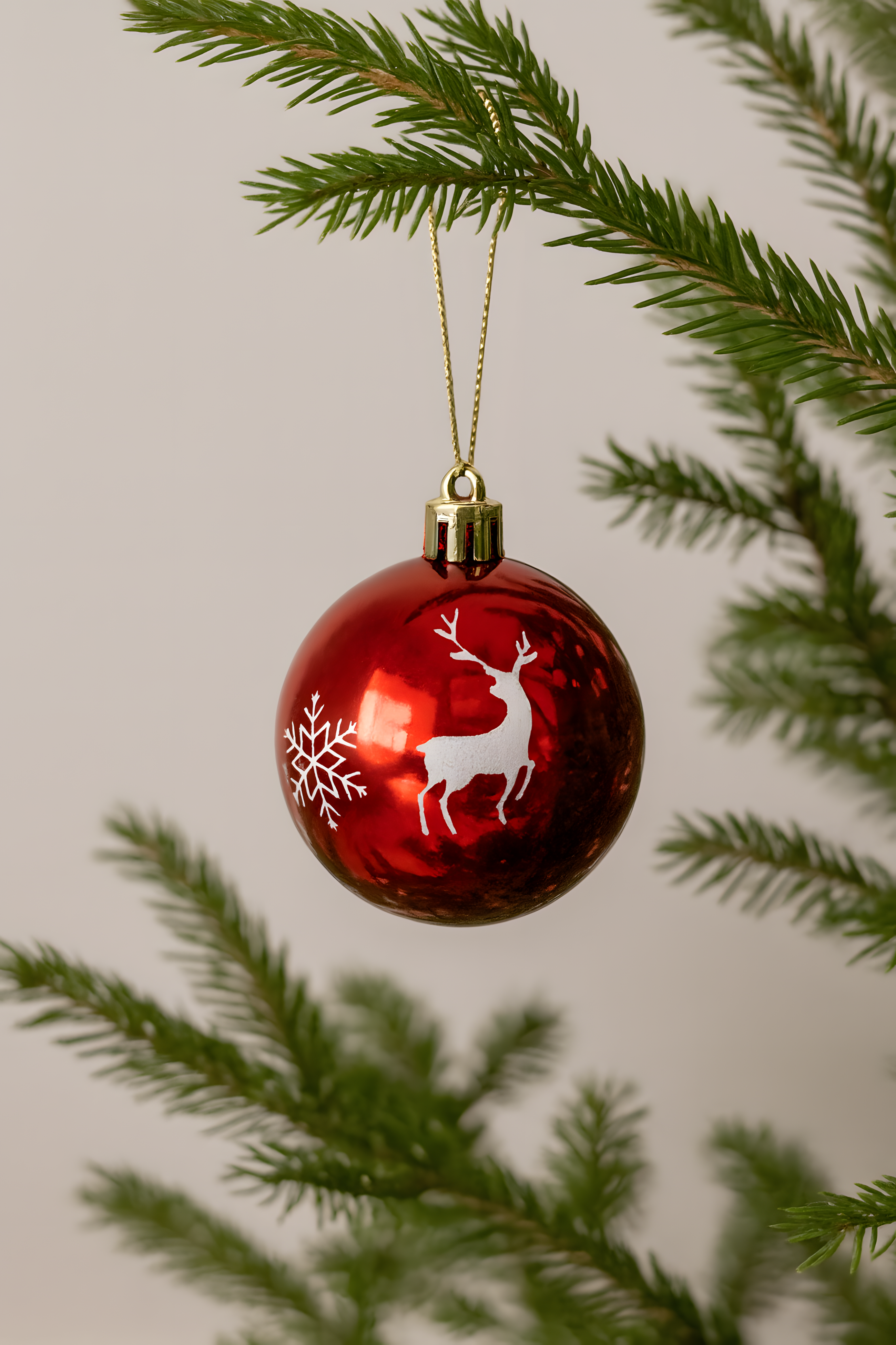 Assorted Christmas Ornament Balls – 12 Piece Set