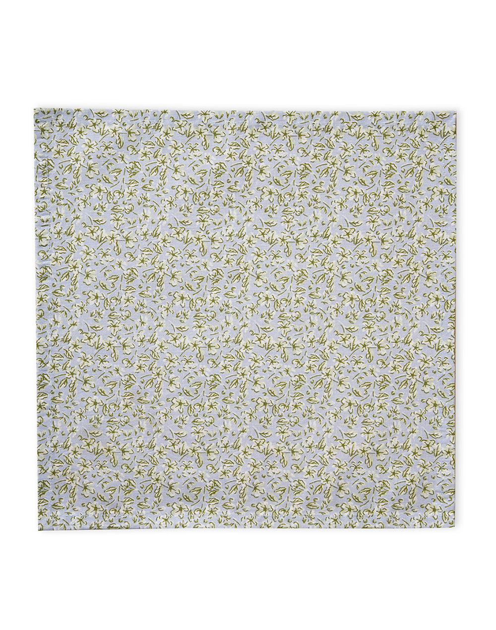 Set Of 6 - 12" Ditsy Floral Cotton Table Napkins