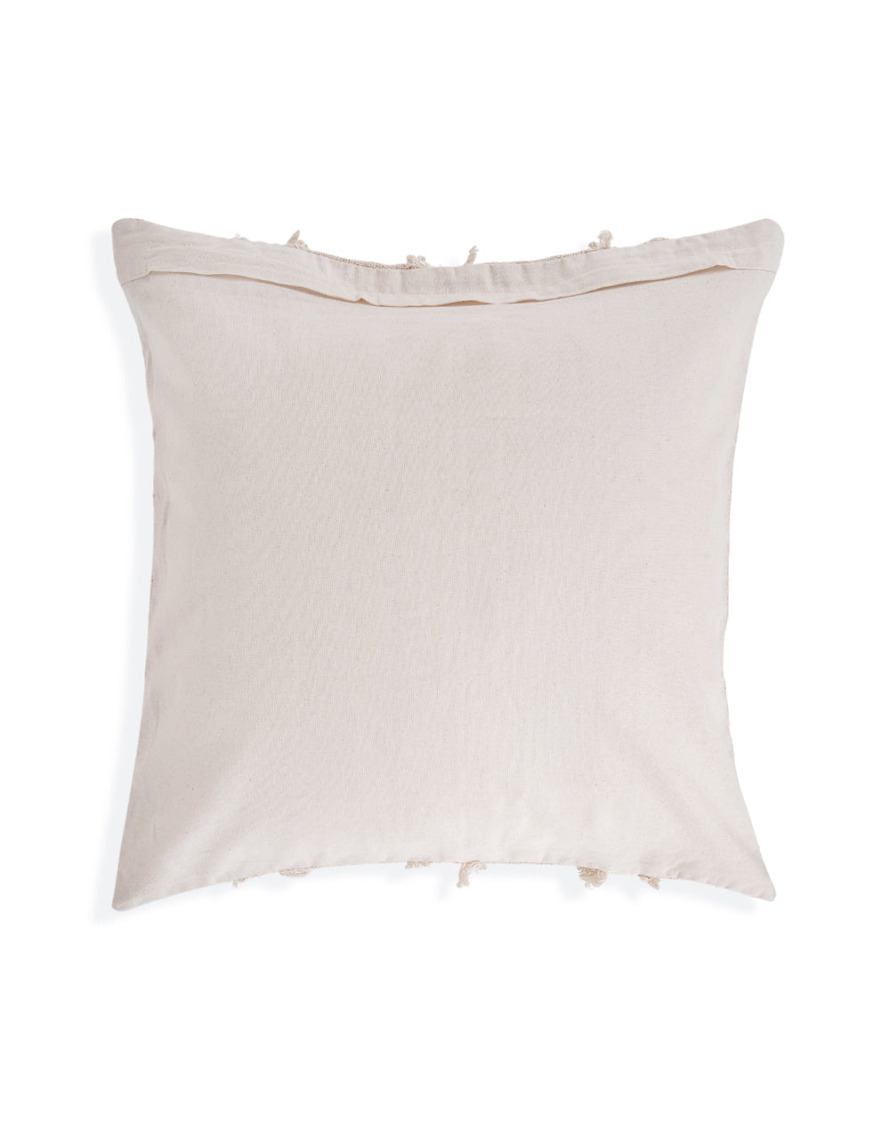 Set Of 2 - Beige Lurex Embellishment Cushion Cover - 18"X18"