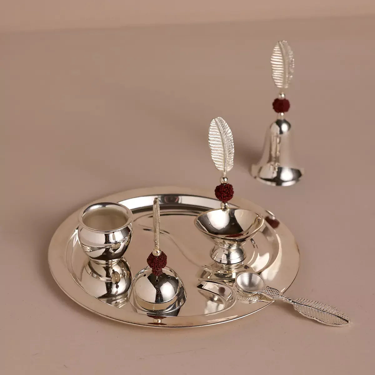 Banana leaf Pooja thaali set set of 6