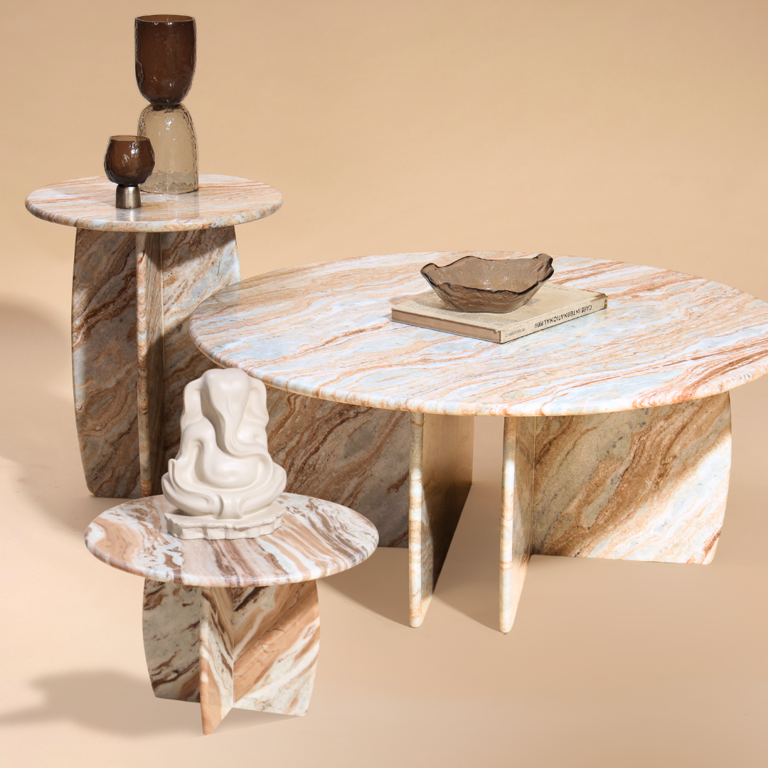 Raio Marble Table - Jupiter