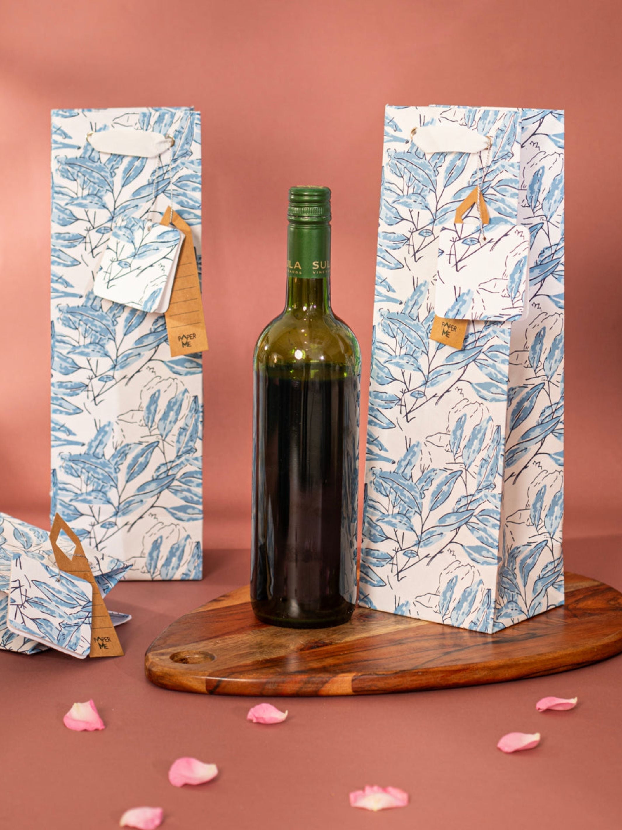 Neelanchal Leaves Wine Bag
