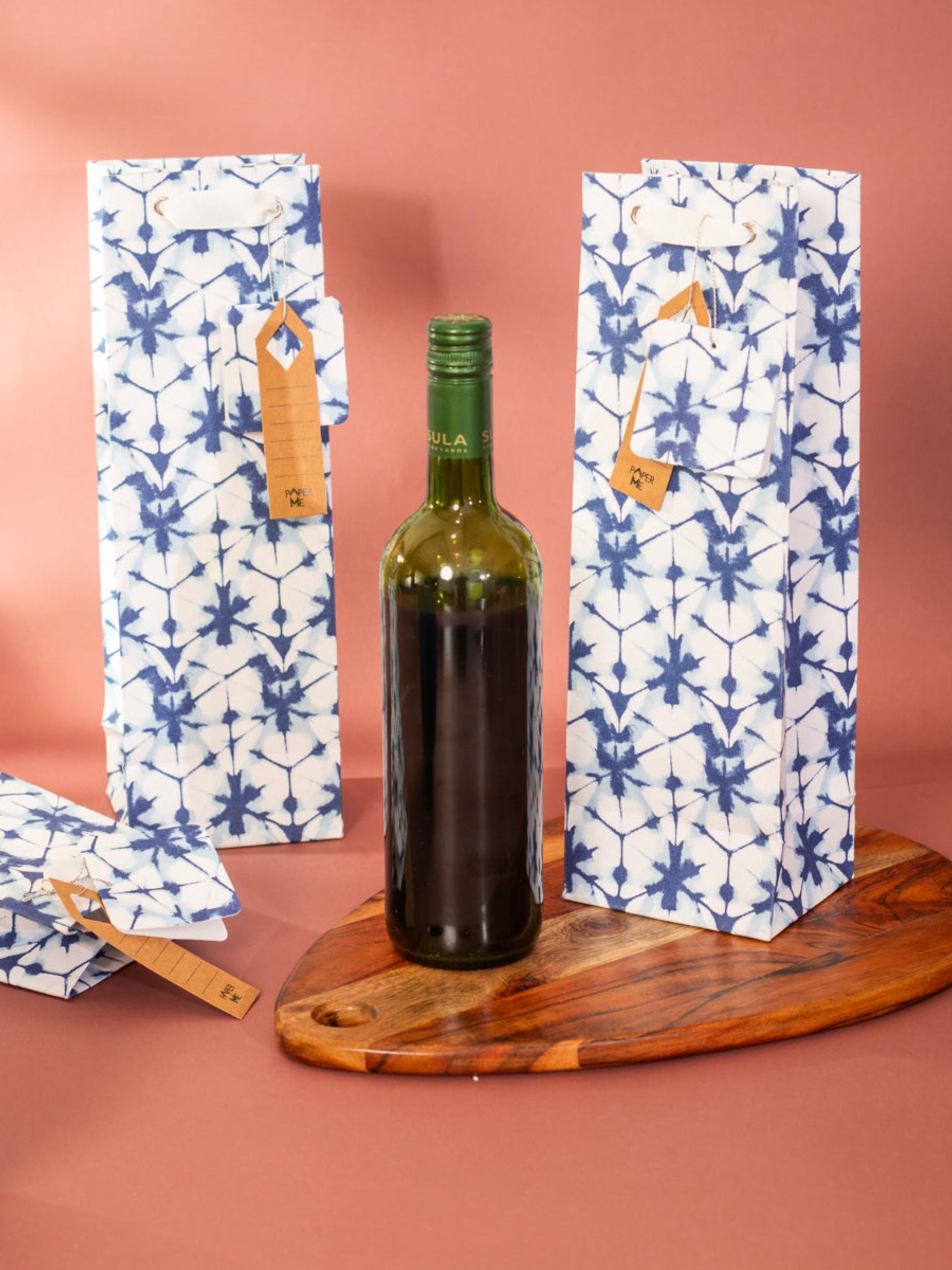 Neelanchal Tie & Dye Wine Bag