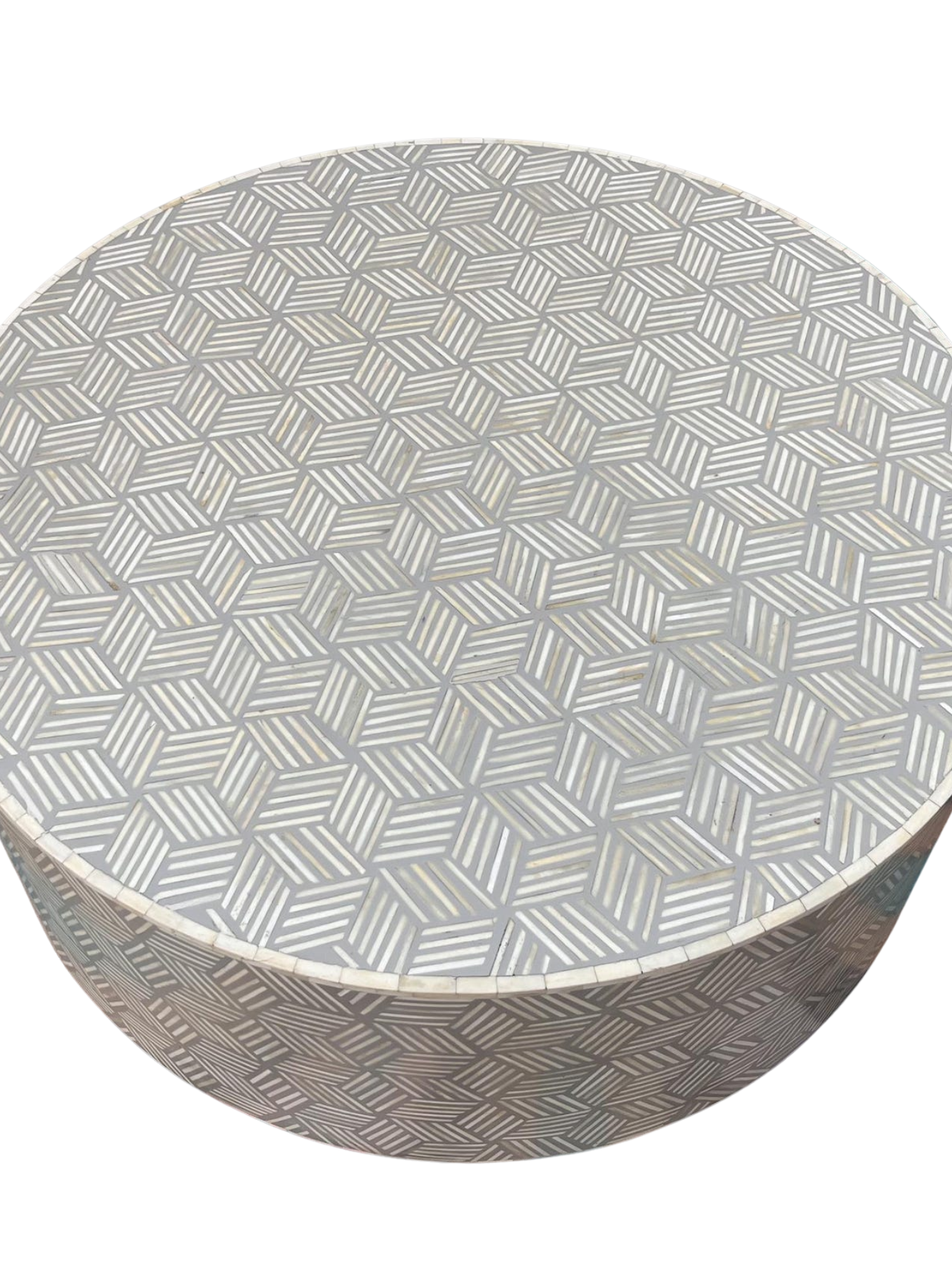 Inlay Round Coffee Table -Geo