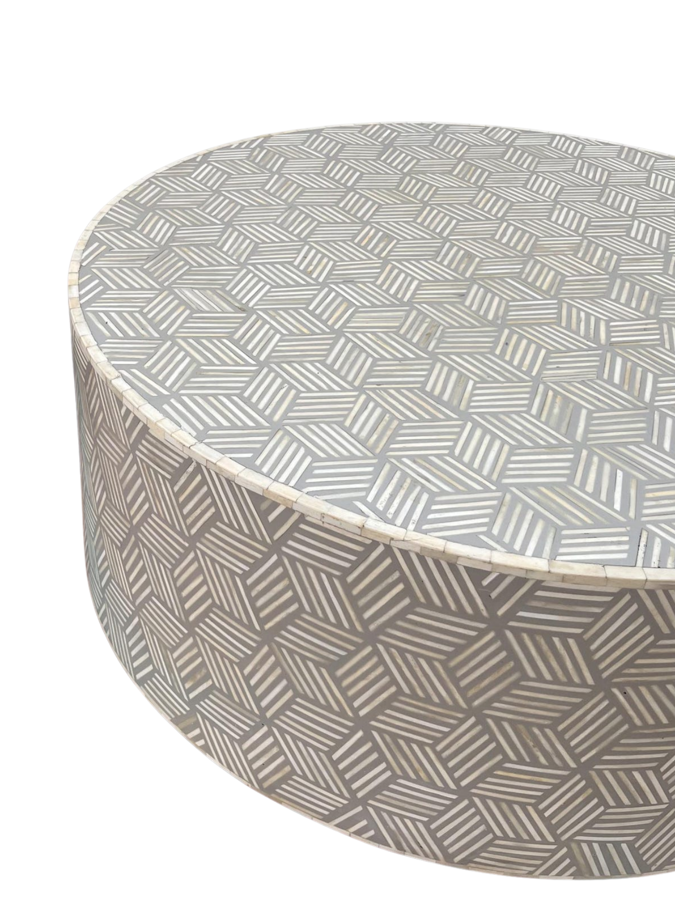 Inlay Round Coffee Table -Geo