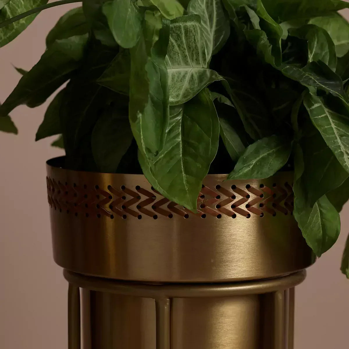 Gold Weave Planter Set of 2