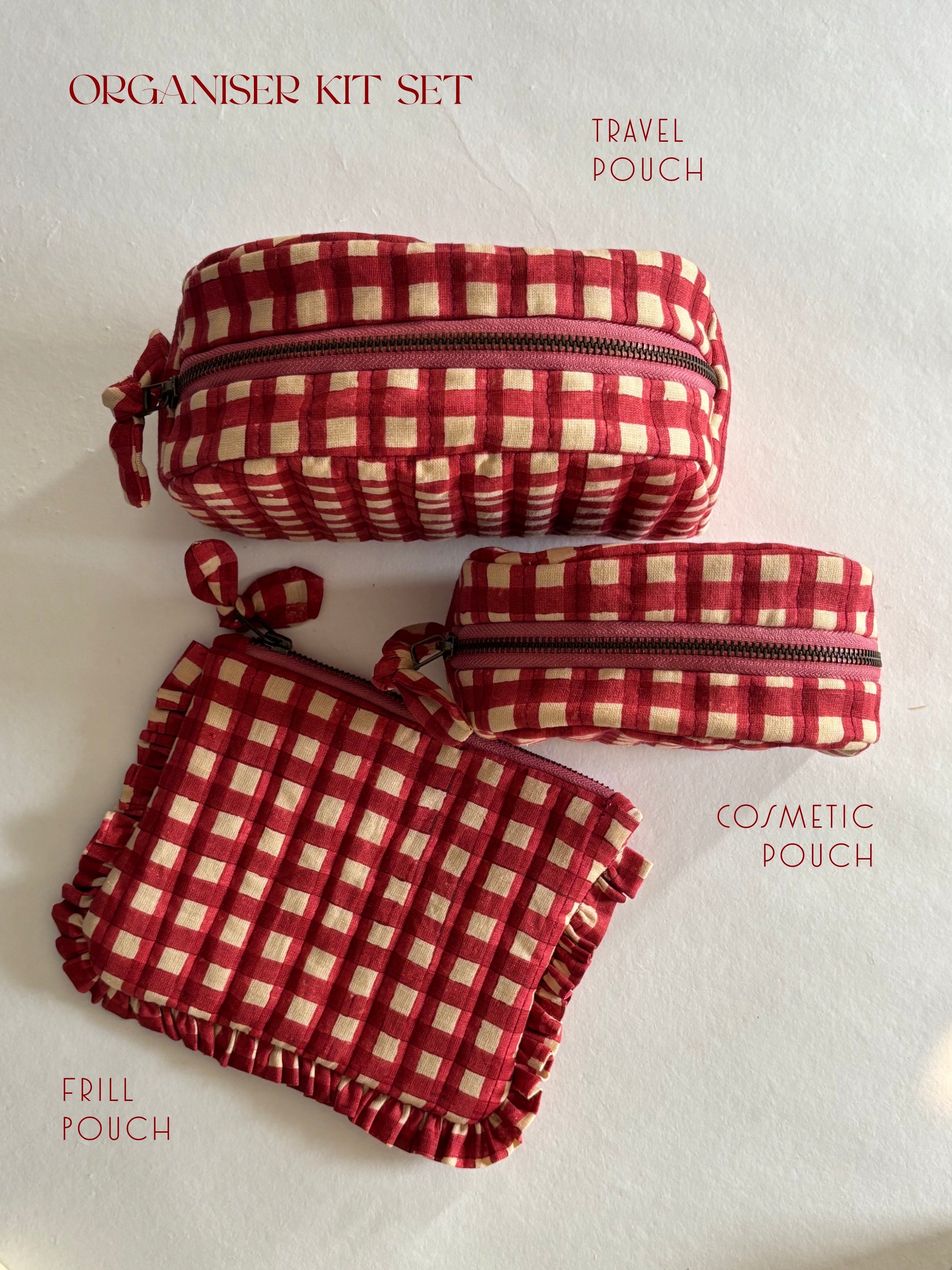 Red Checks Christmas Hamper - Festive Lifestyle Gift Box