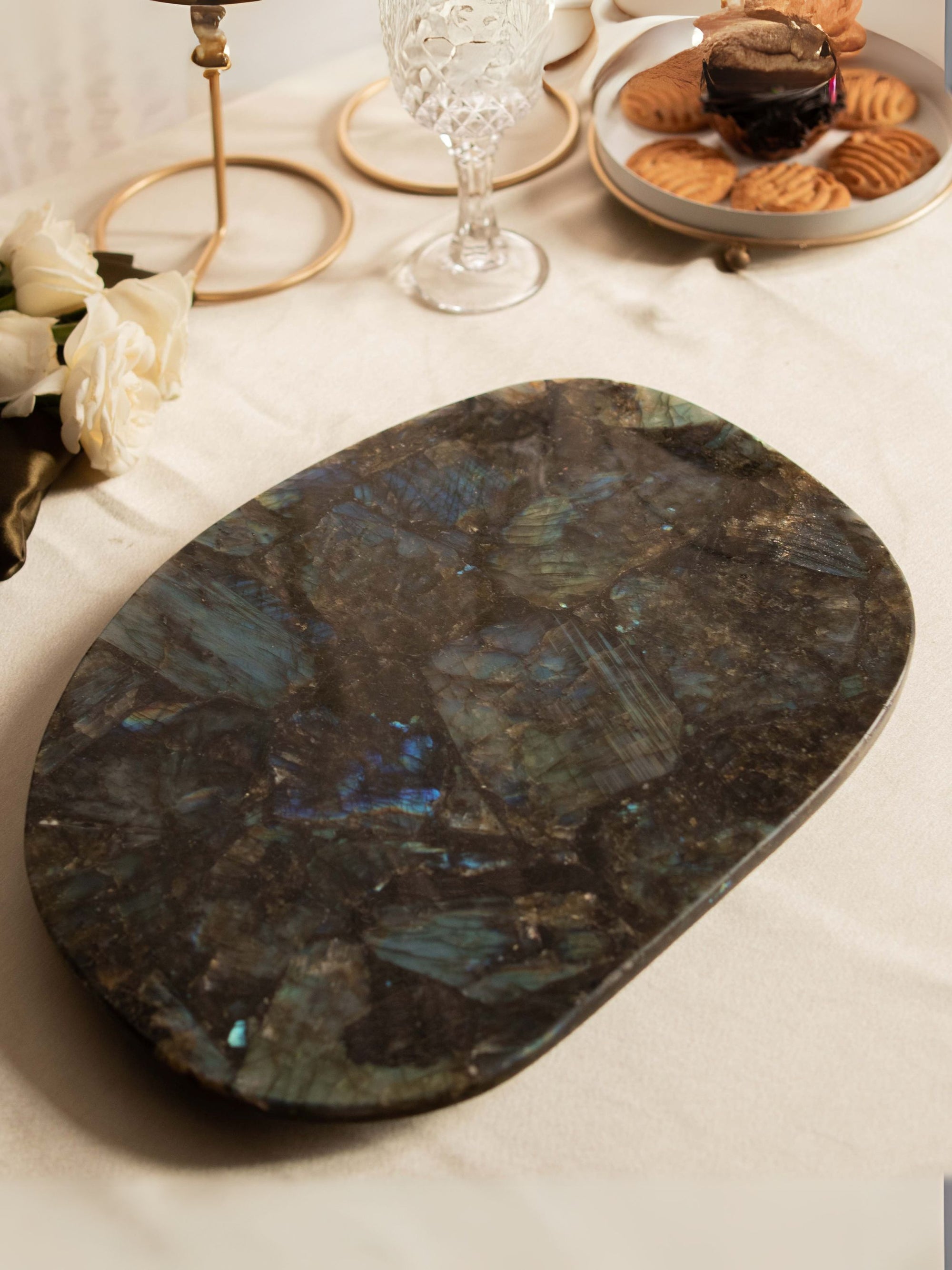 Platter - Blue Fire Labradorite