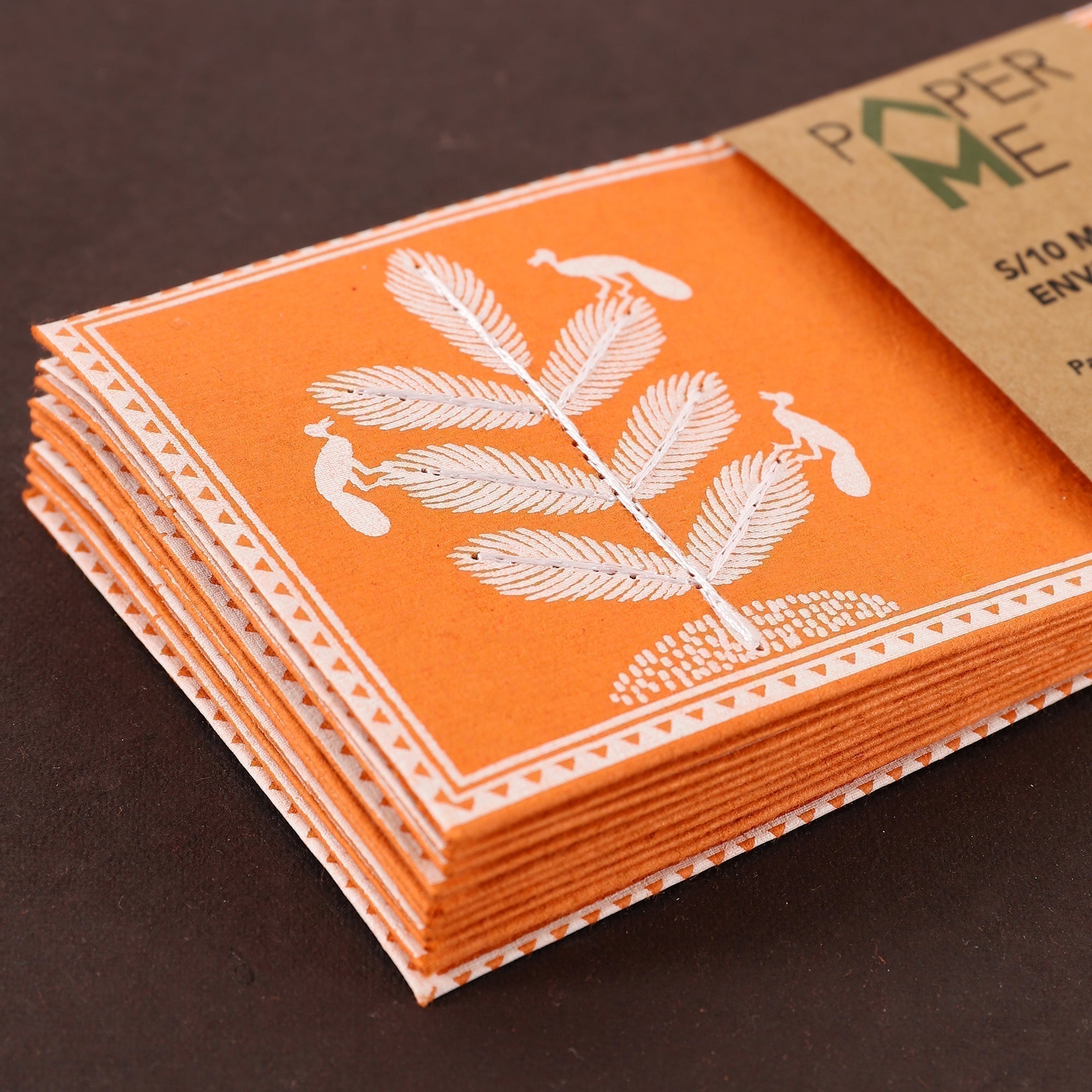 Van Embroidered Money Envelope