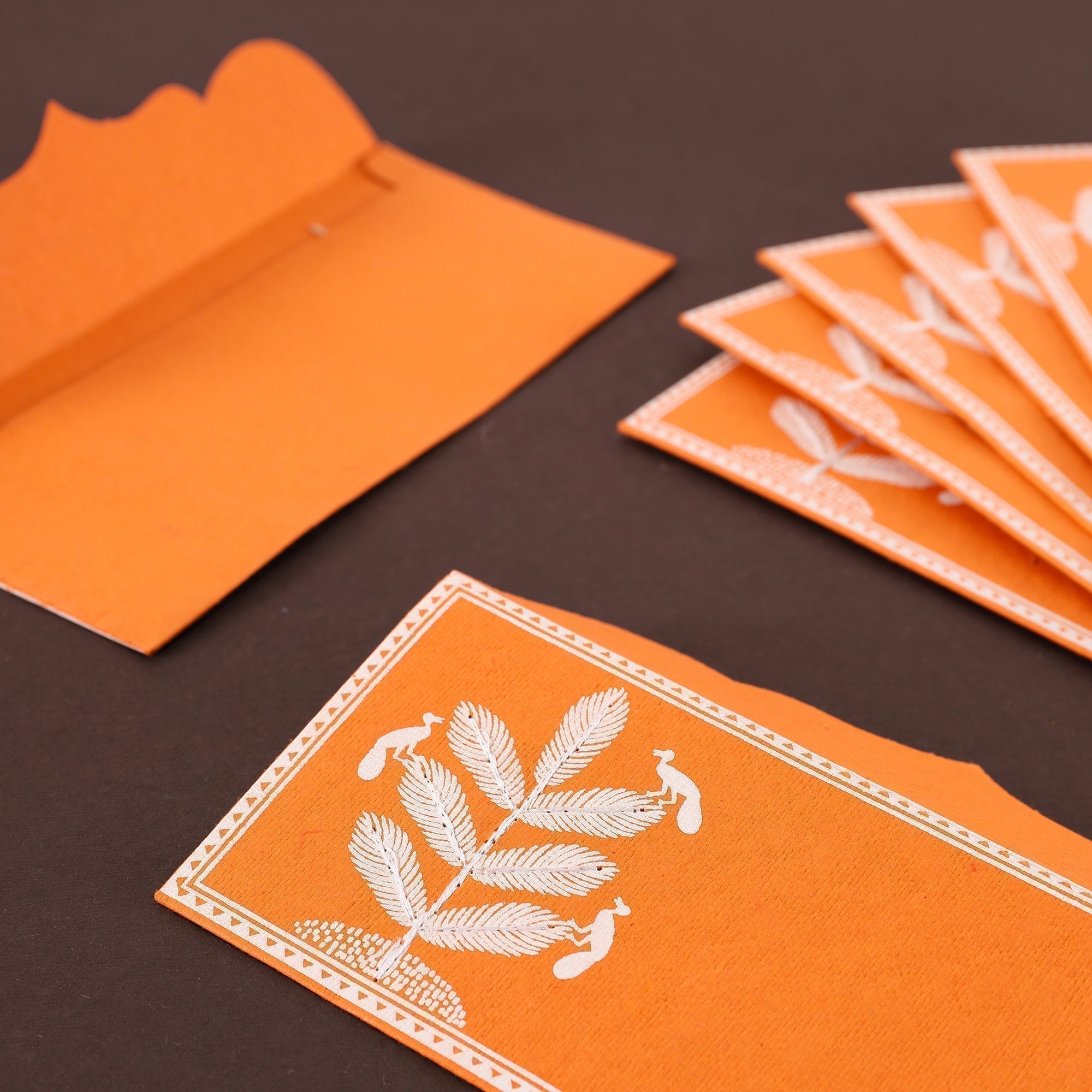 Van Embroidered Money Envelope