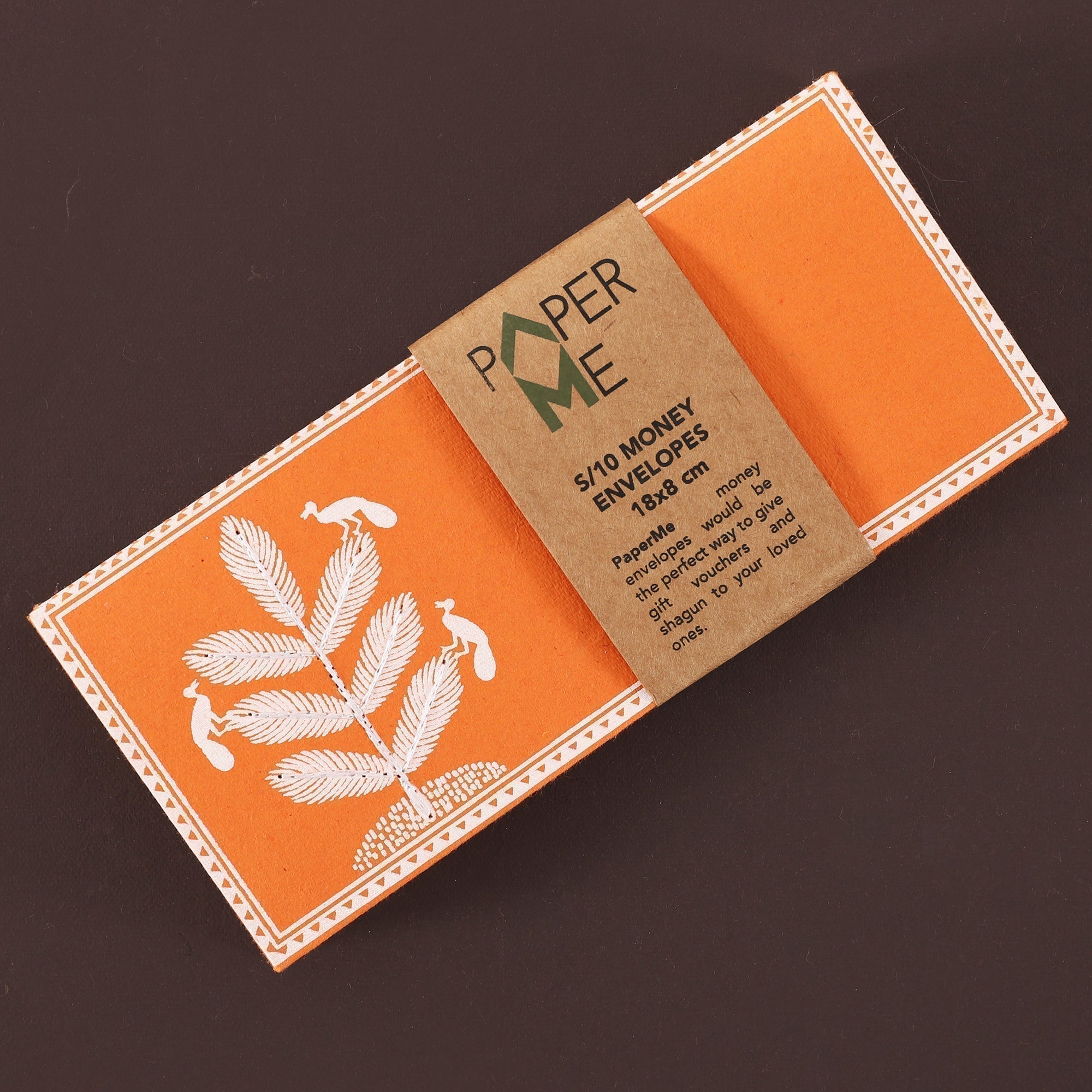 Van Embroidered Money Envelope