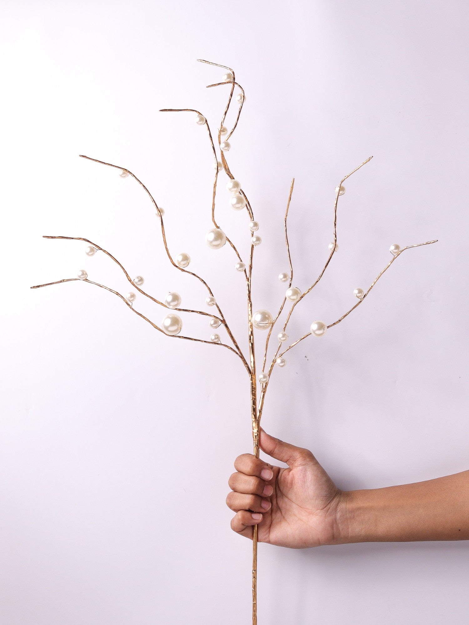 Golden Pearl Branch Vase Fillers
