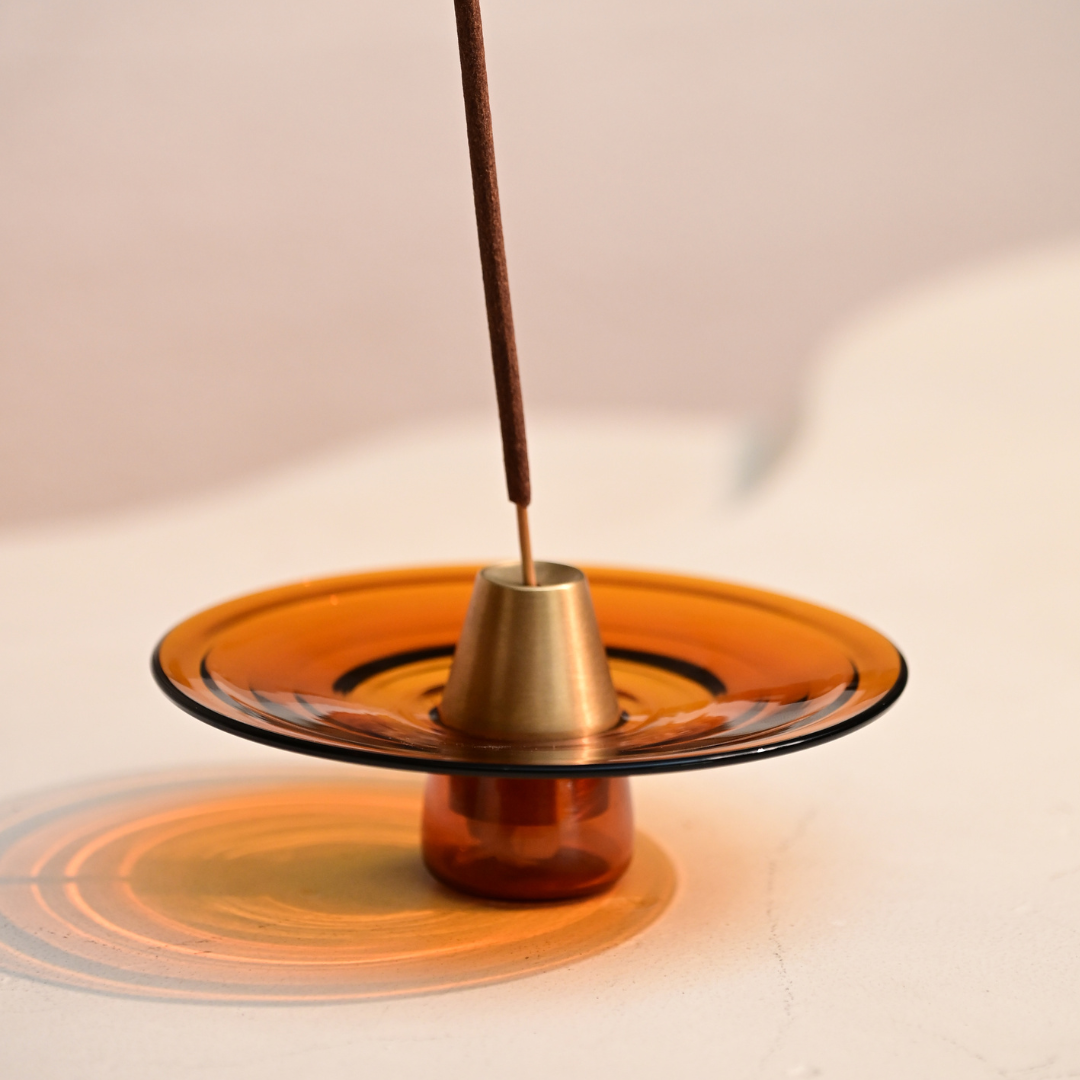Muun Incense Holder - Amber