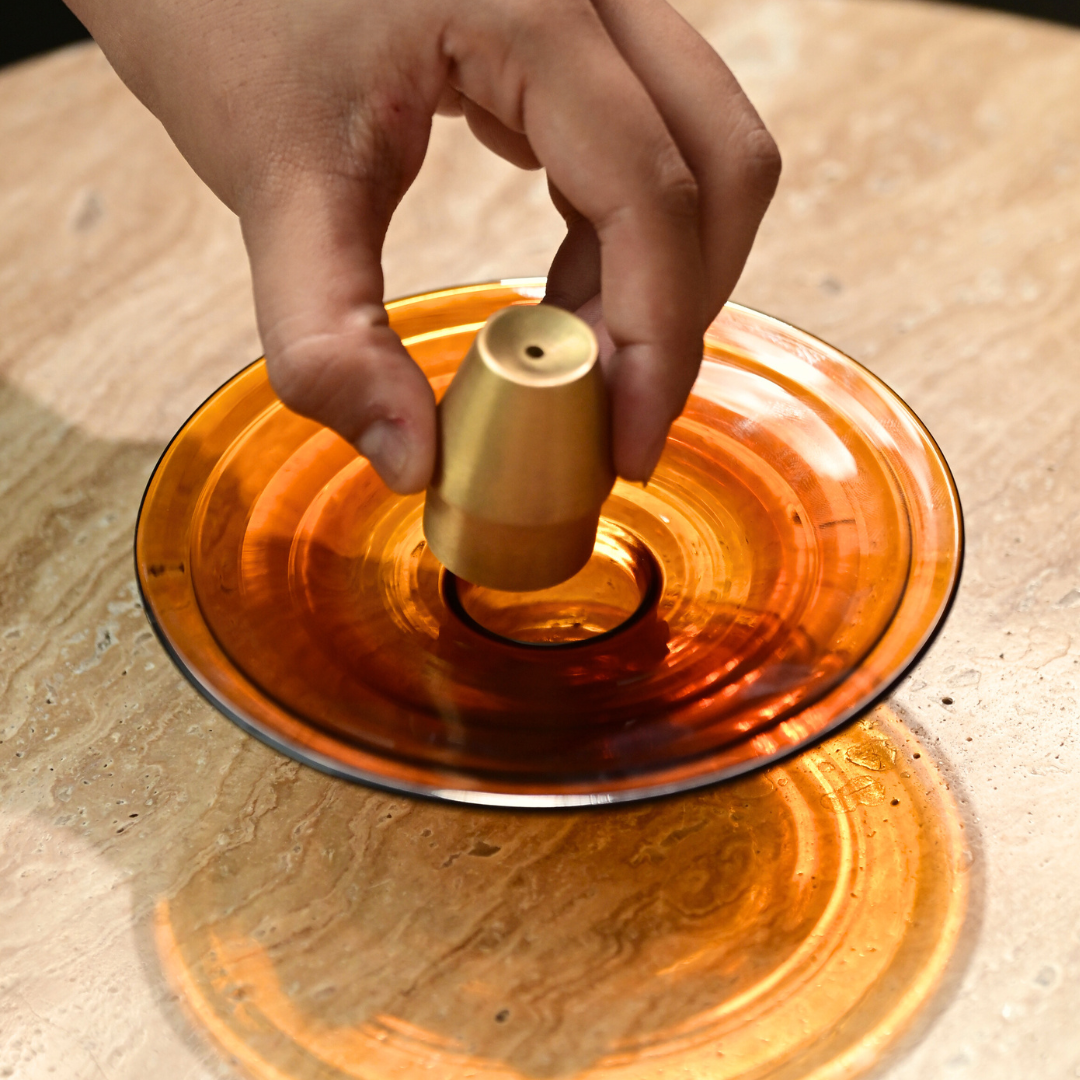 Muun Incense Holder - Amber