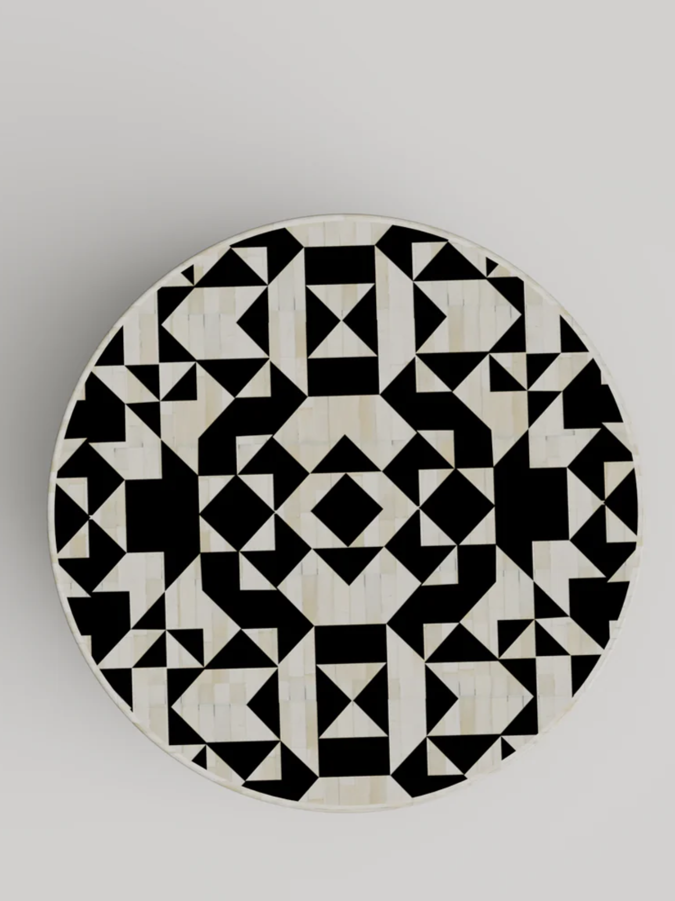 Philly Inlay Round Coffee Table - Kingsley