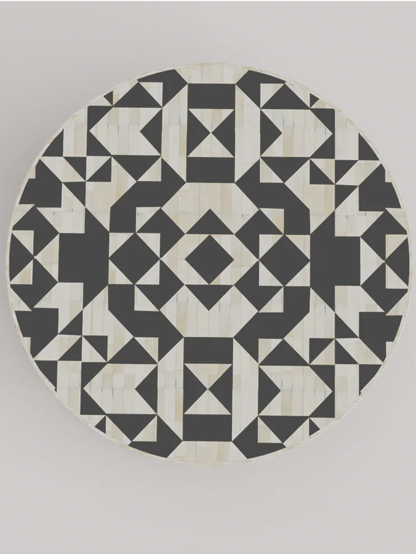 Philly Inlay Round Coffee Table - Kingsley