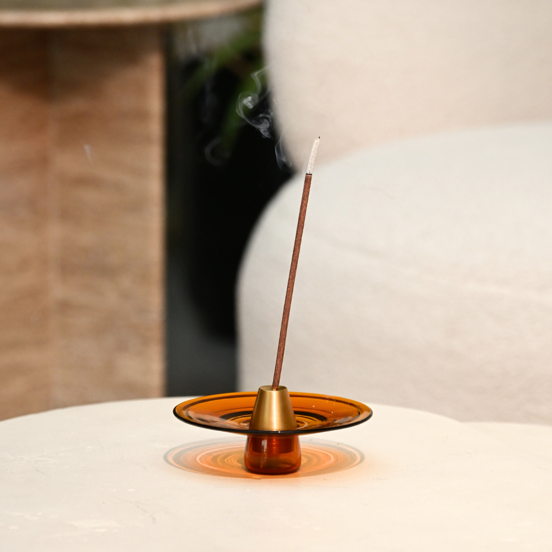 Muun Incense Holder - Amber