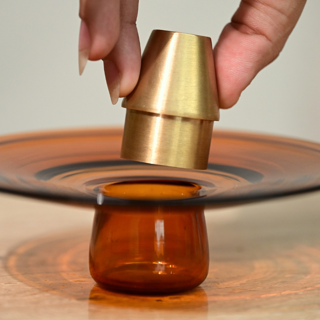 Muun Incense Holder - Amber