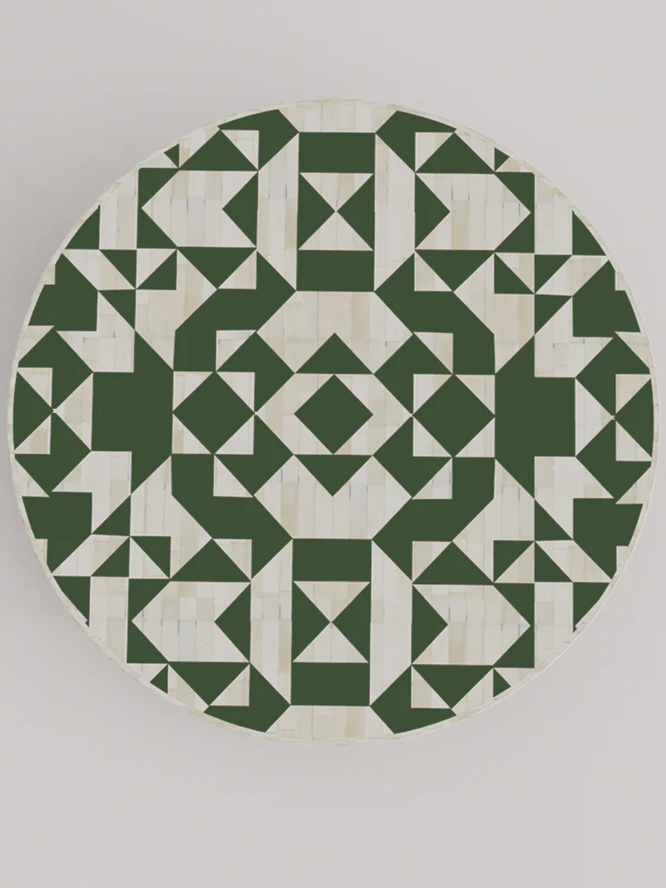 Philly Inlay Round Coffee Table - Kingsley