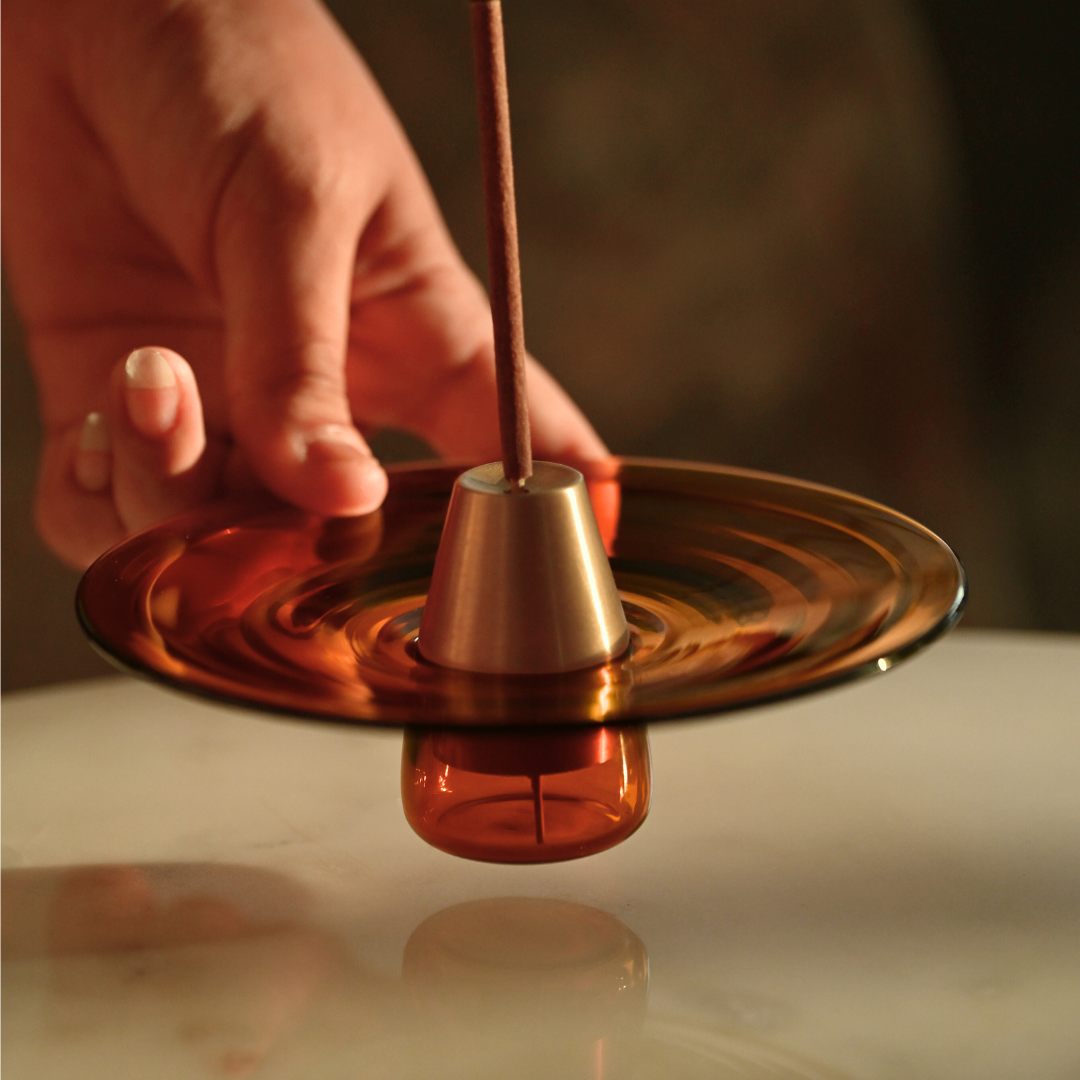 Muun Incense Holder - Amber