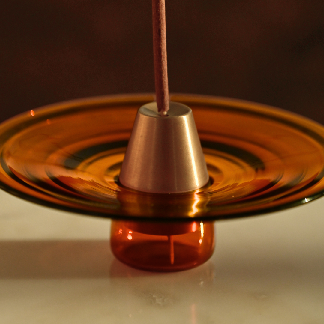 Muun Incense Holder - Amber