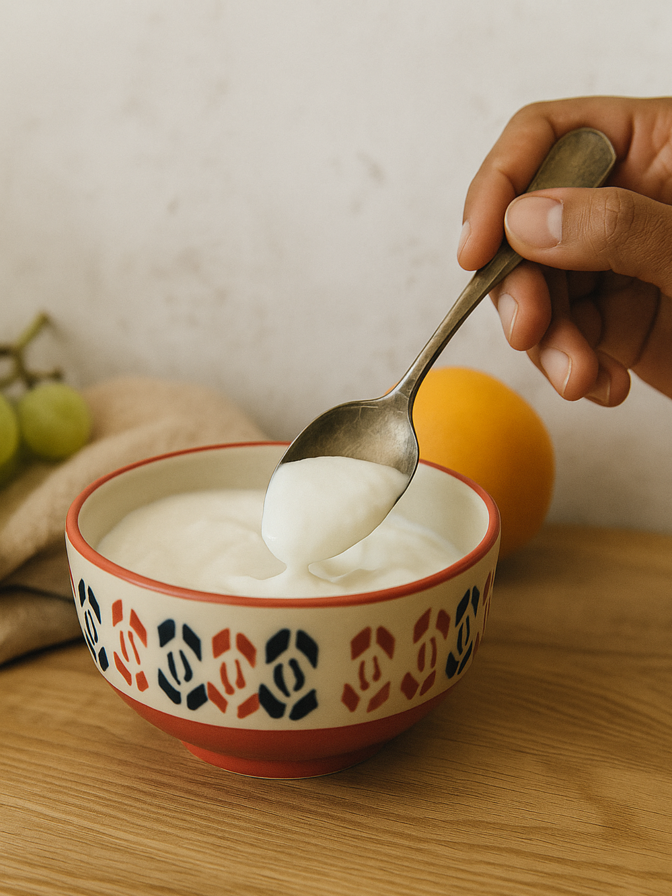 Hand-Painted Ceramic Bowl