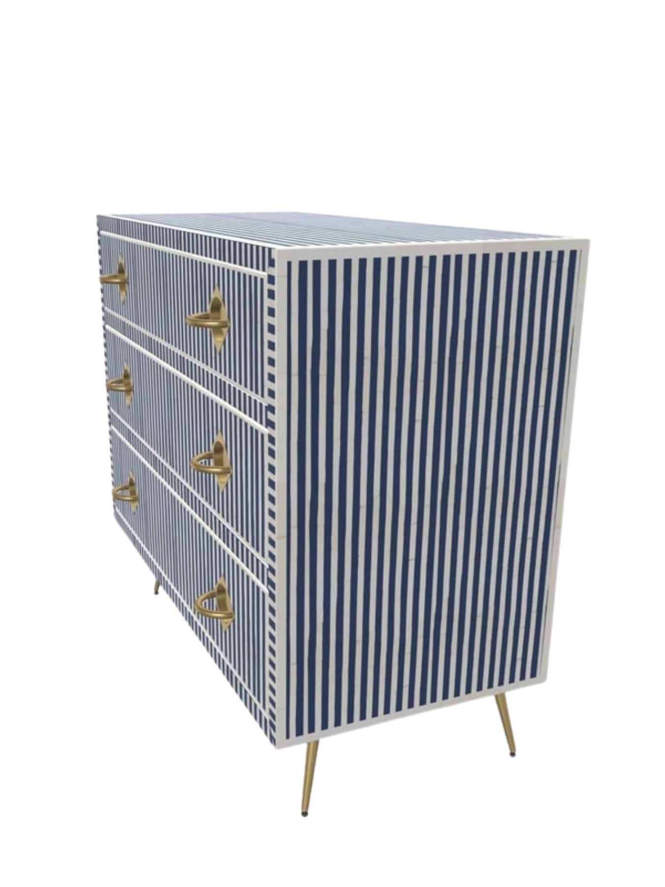 Inlay Chest of Drawers - Waterfall