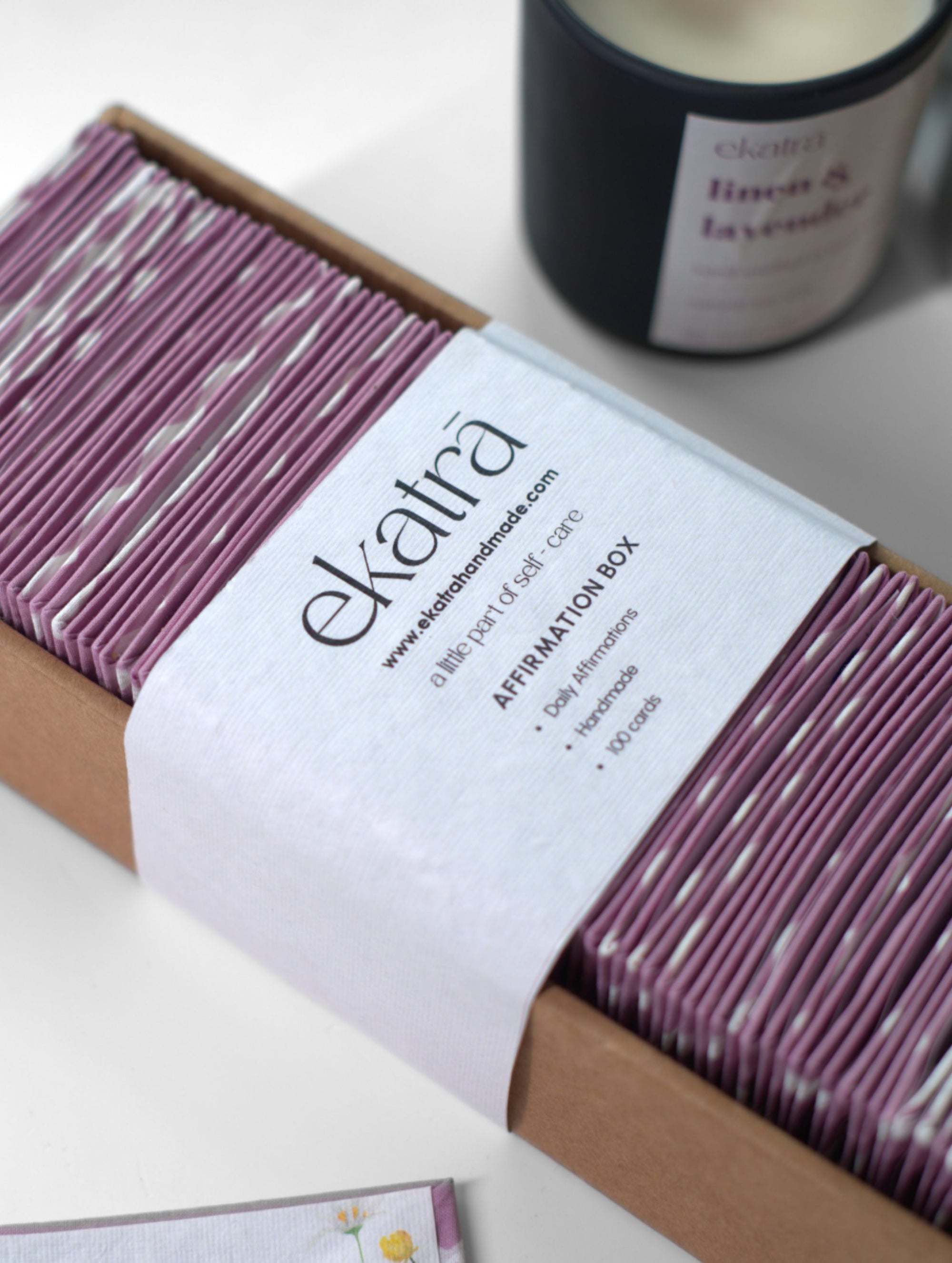 Ekatra Daily Affirmation Box - 90 Cards