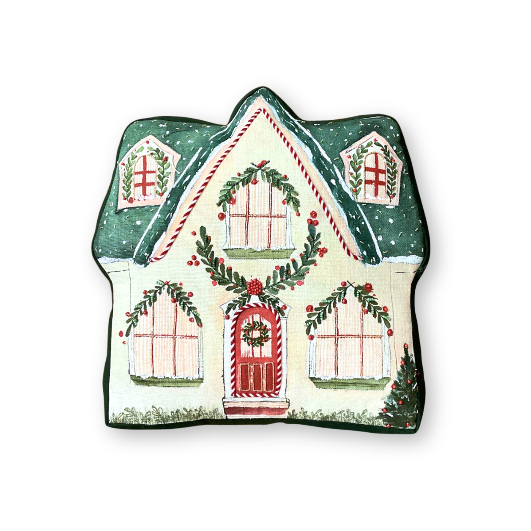 Christmas Cushion Covers - Christmas House (14"x14")