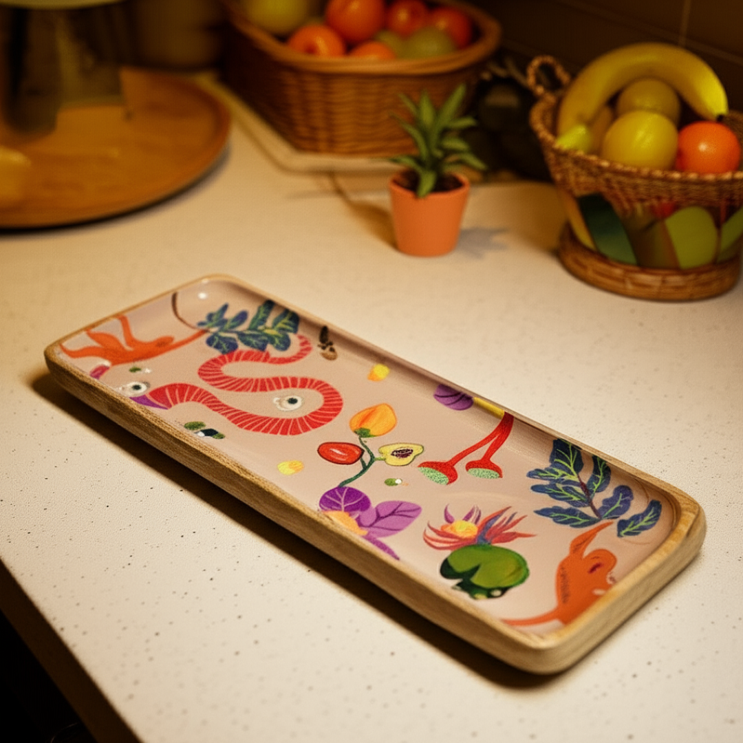 Forest Fig Snake Platter