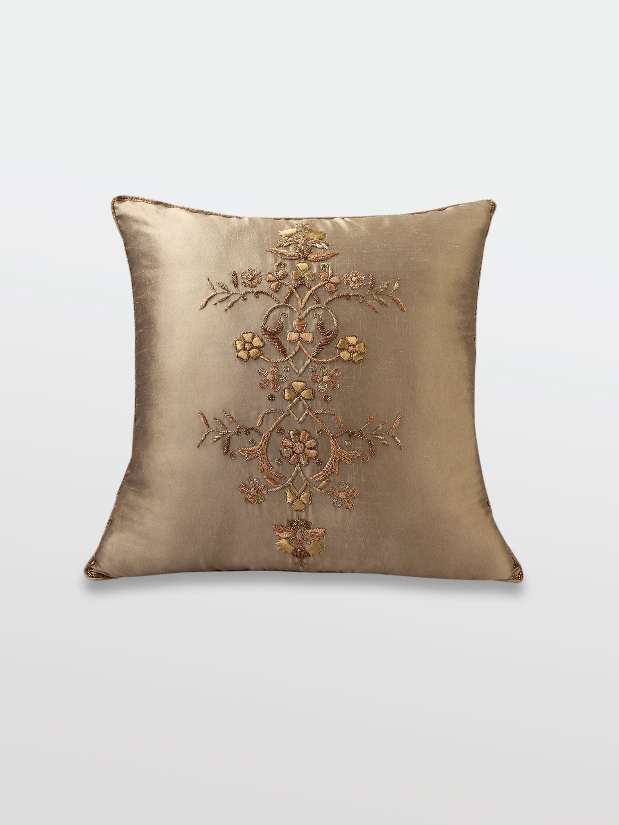 Cushion Cover - Qadir Gold Embroidered