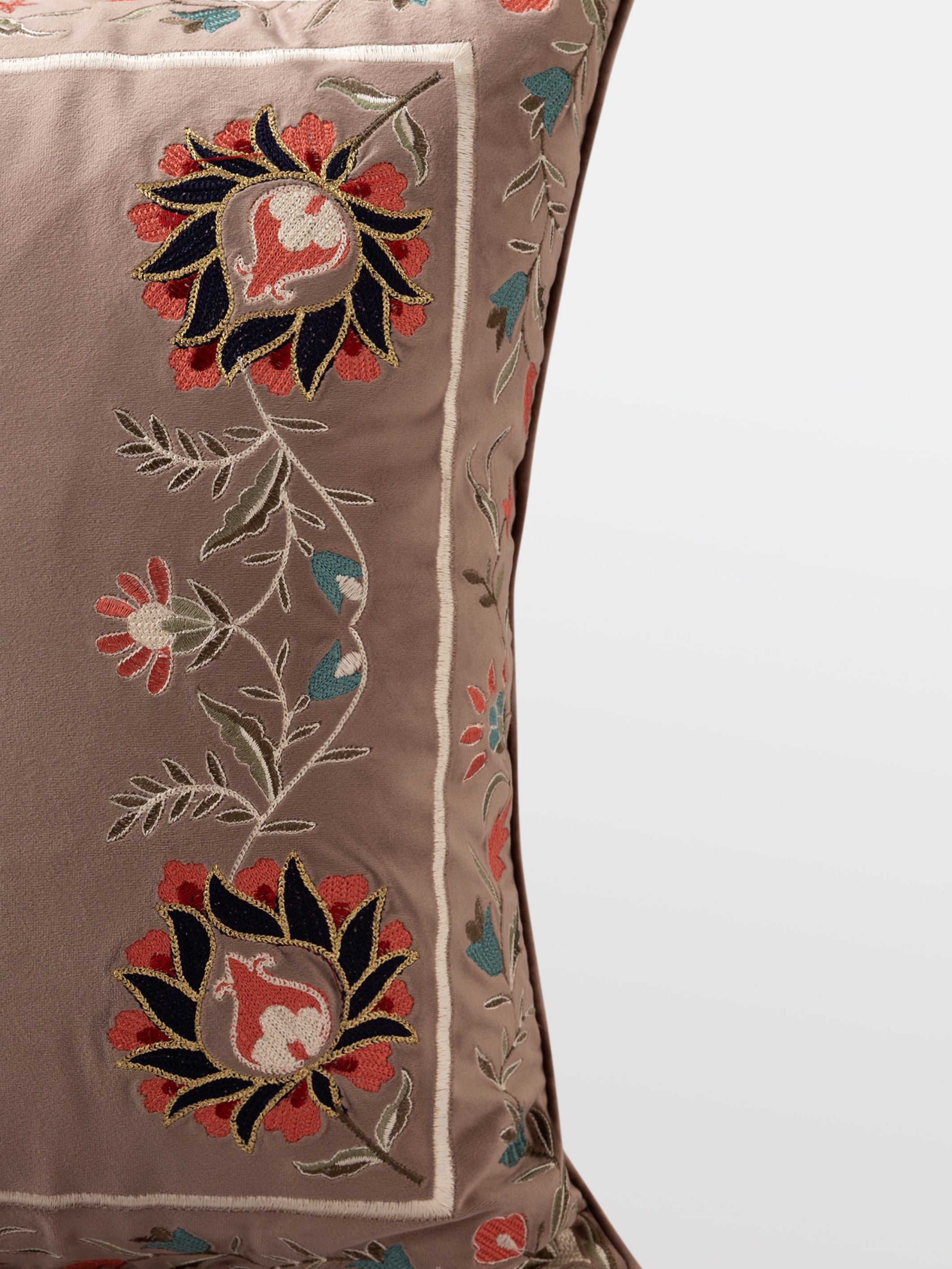 Cushion Cover - Daneen Latte Embroidered