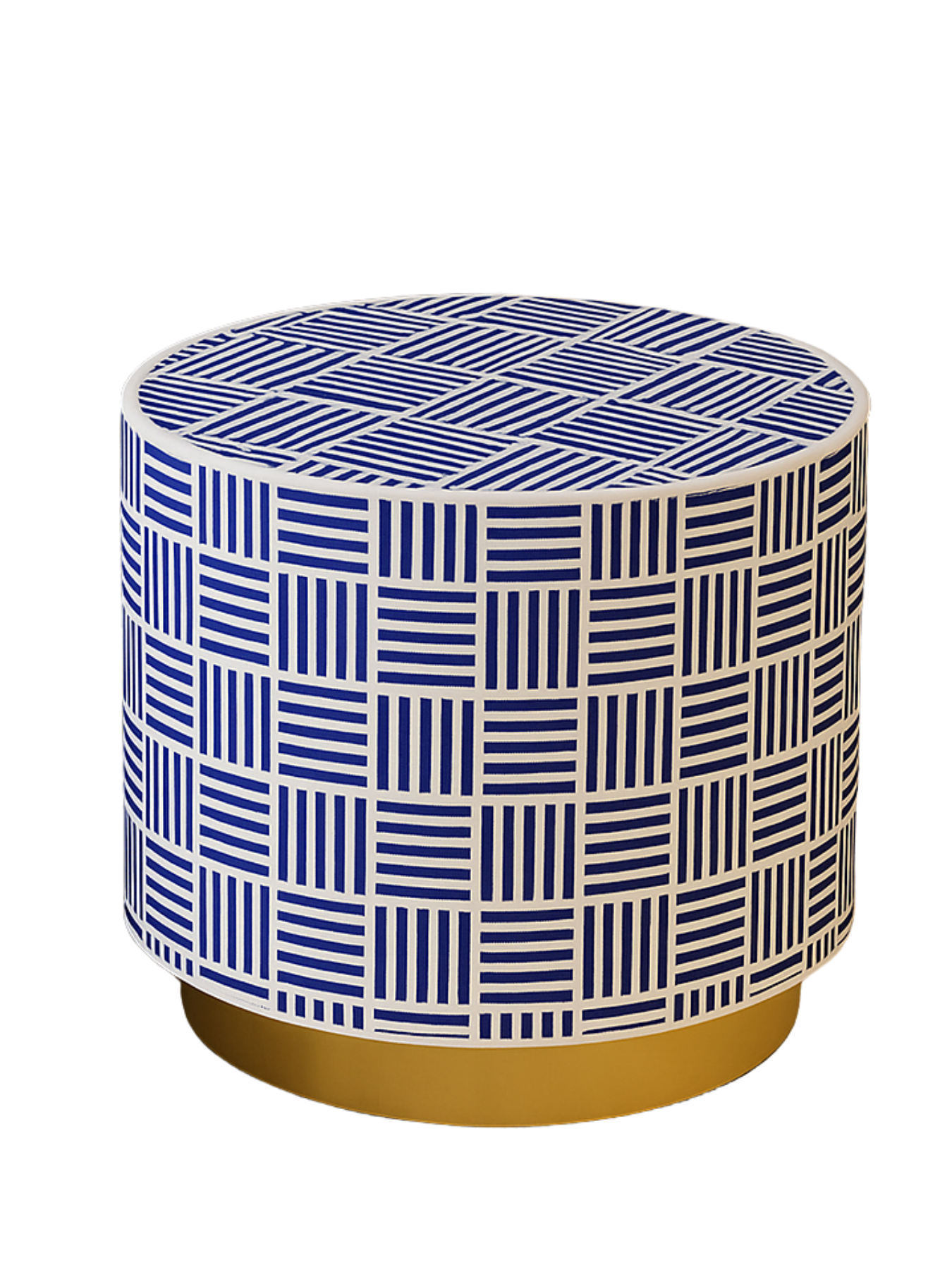 Inlay Round Side Table-