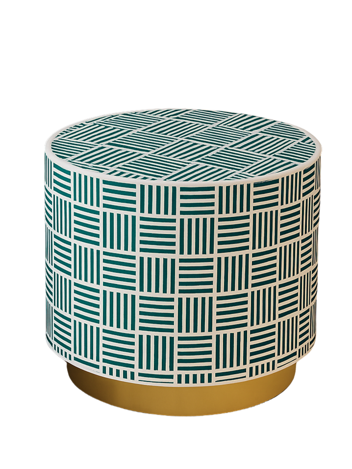 Inlay Round Side Table-