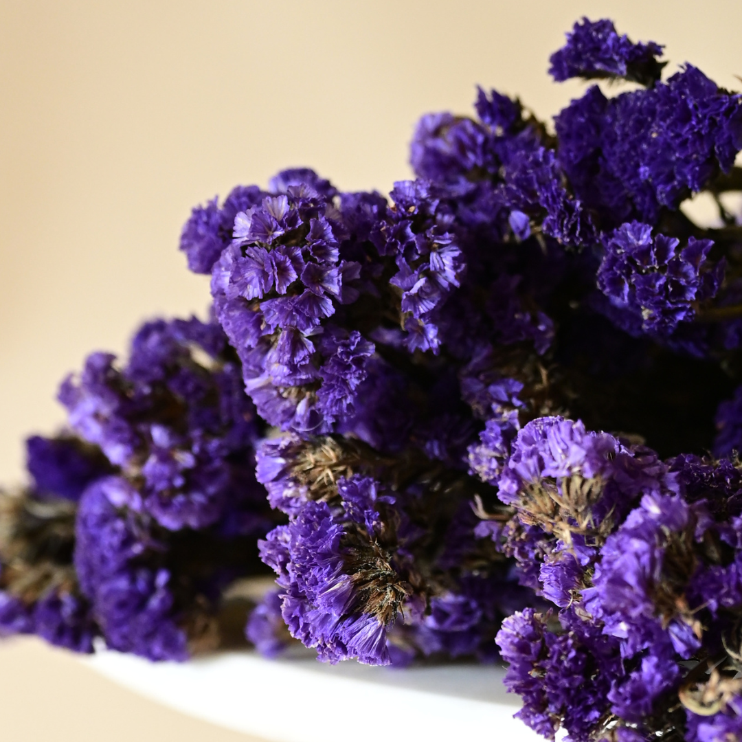 Natural Dried Purple Statice Flower