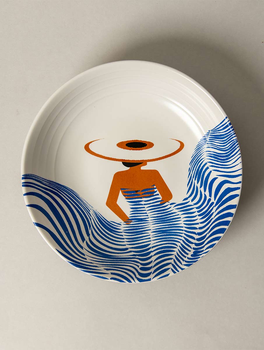 Multipurpose Ceramic Bowl - Girl in Hat