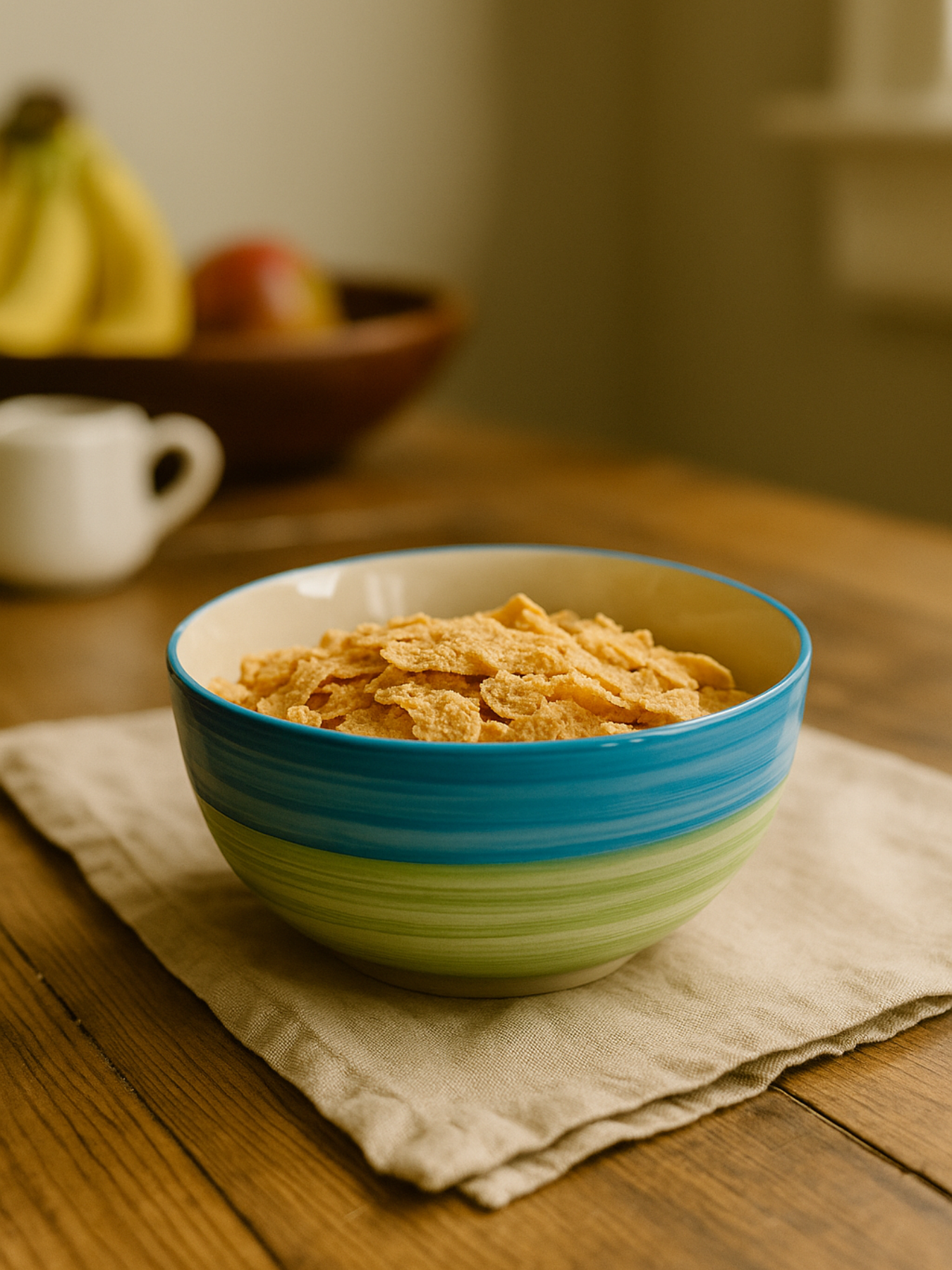 Sunset Stripe Ceramic Bowl