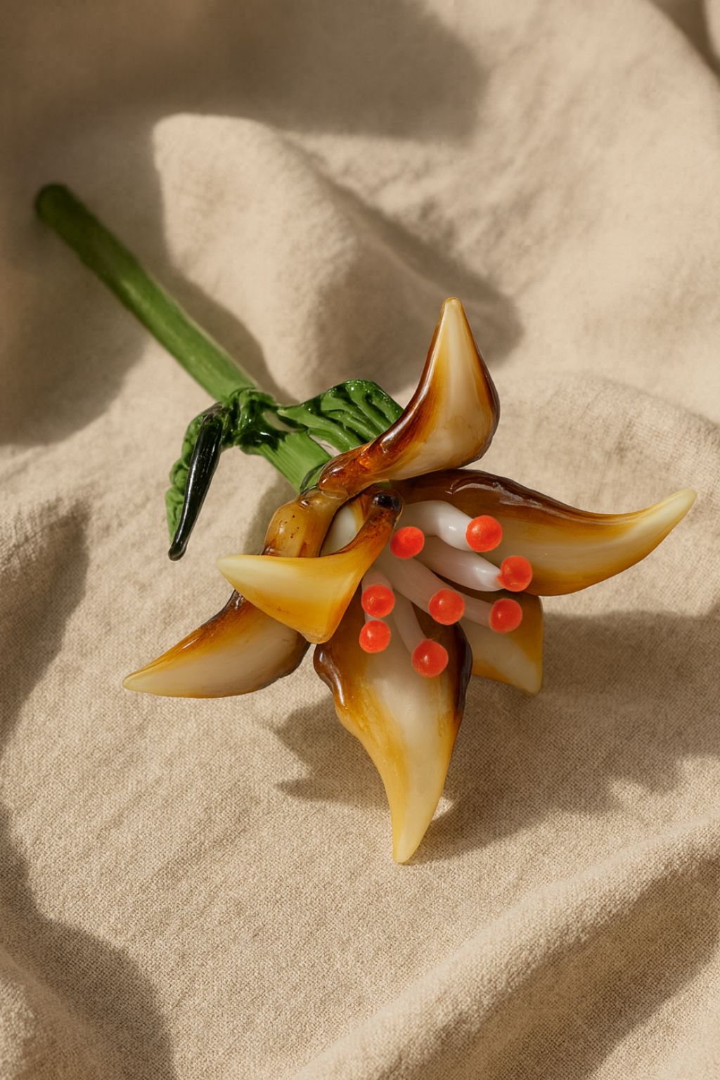 Blooming Lillies- Glass Flowers & Bouquet