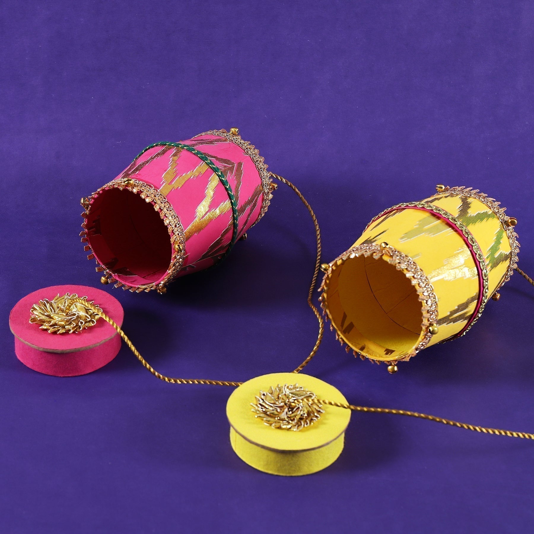 Dhol Shaped Box (Set of 2)
