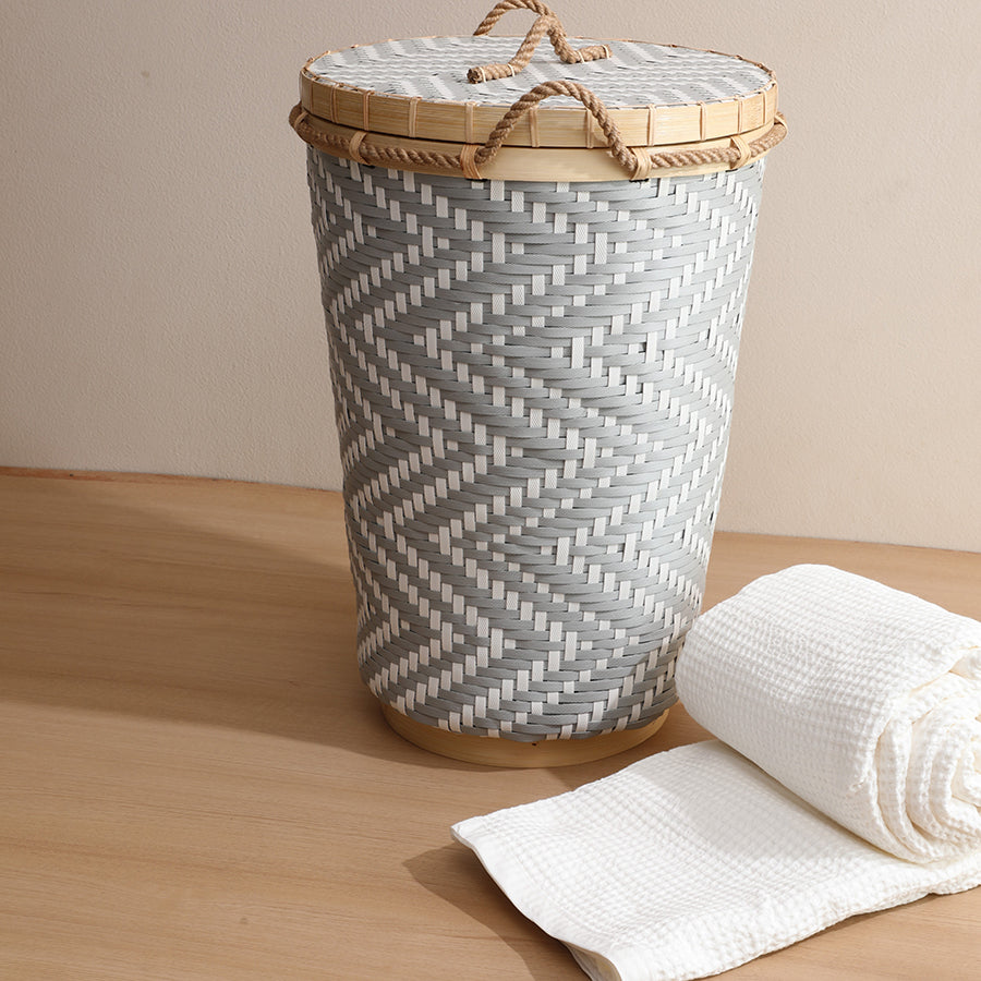 Herban Grey White Basket