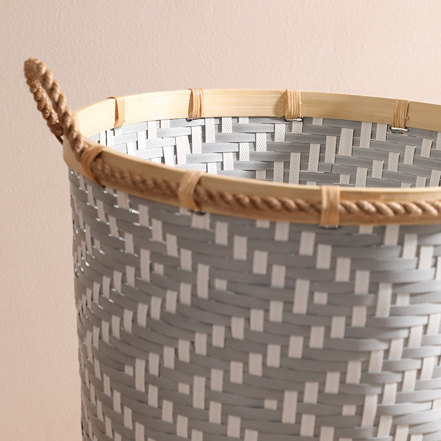Herban Grey White Basket