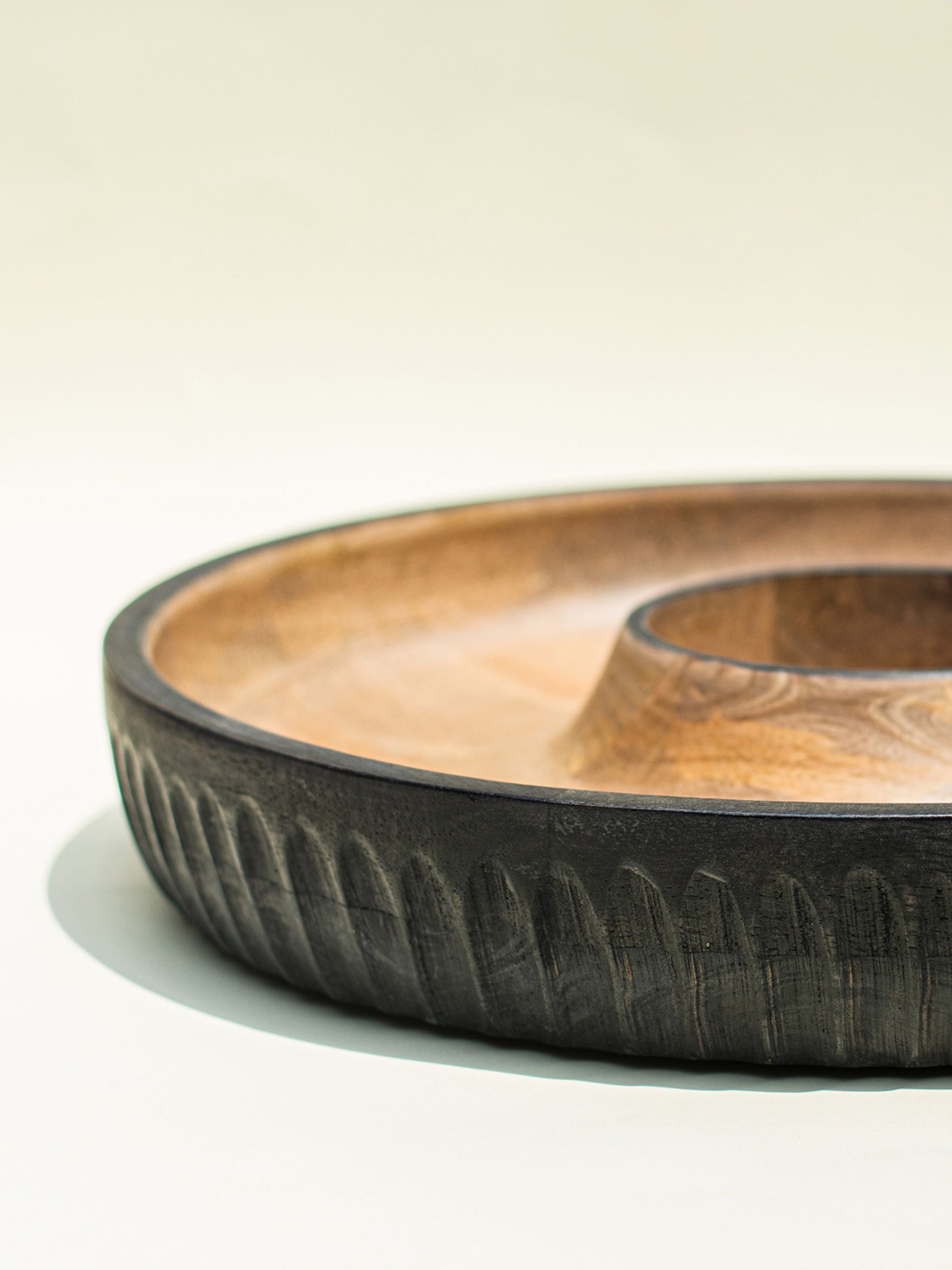 Dual Tone Wooden Chip N Dip