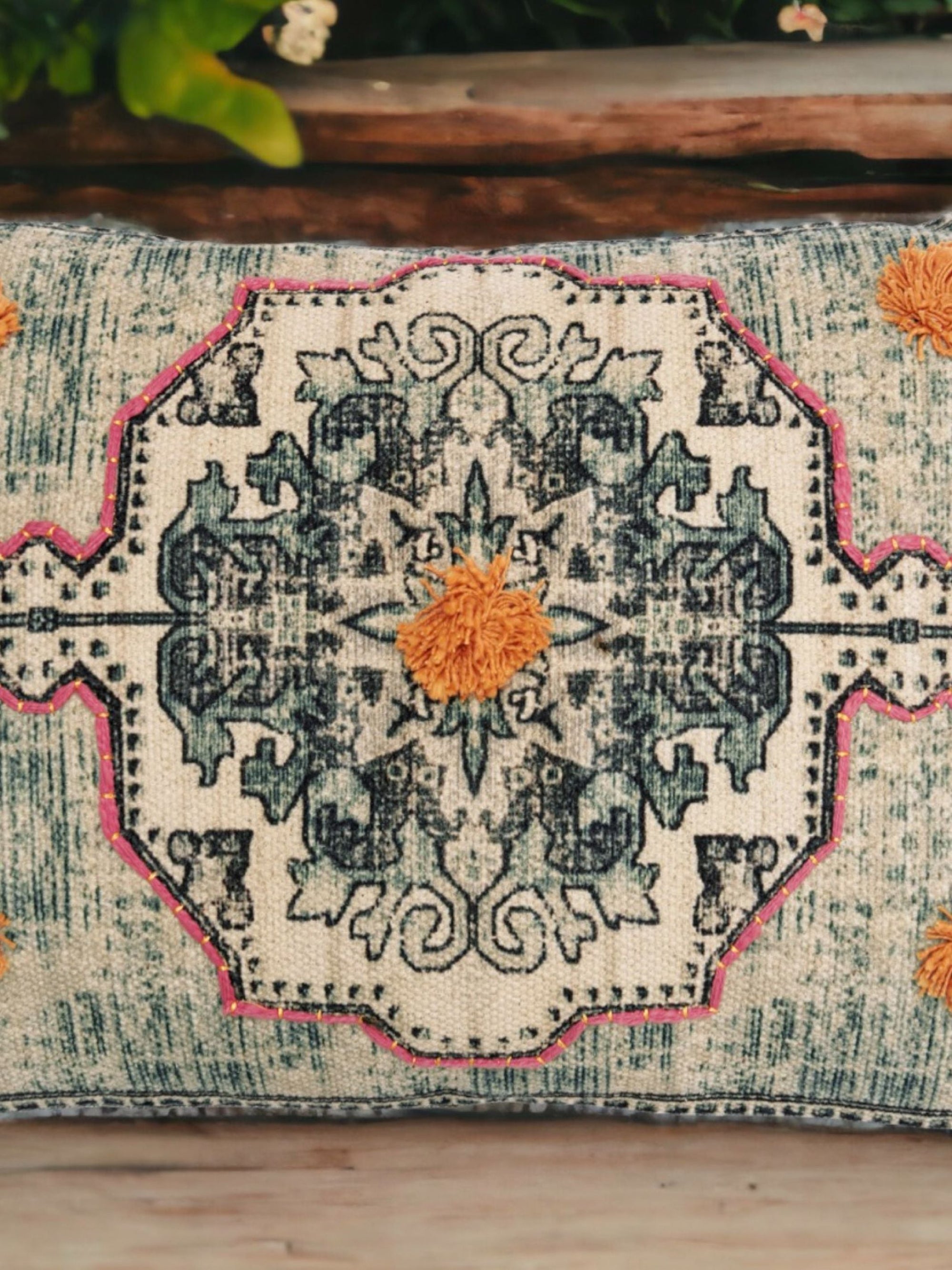 Pillow  Cover - Afero Embroidered