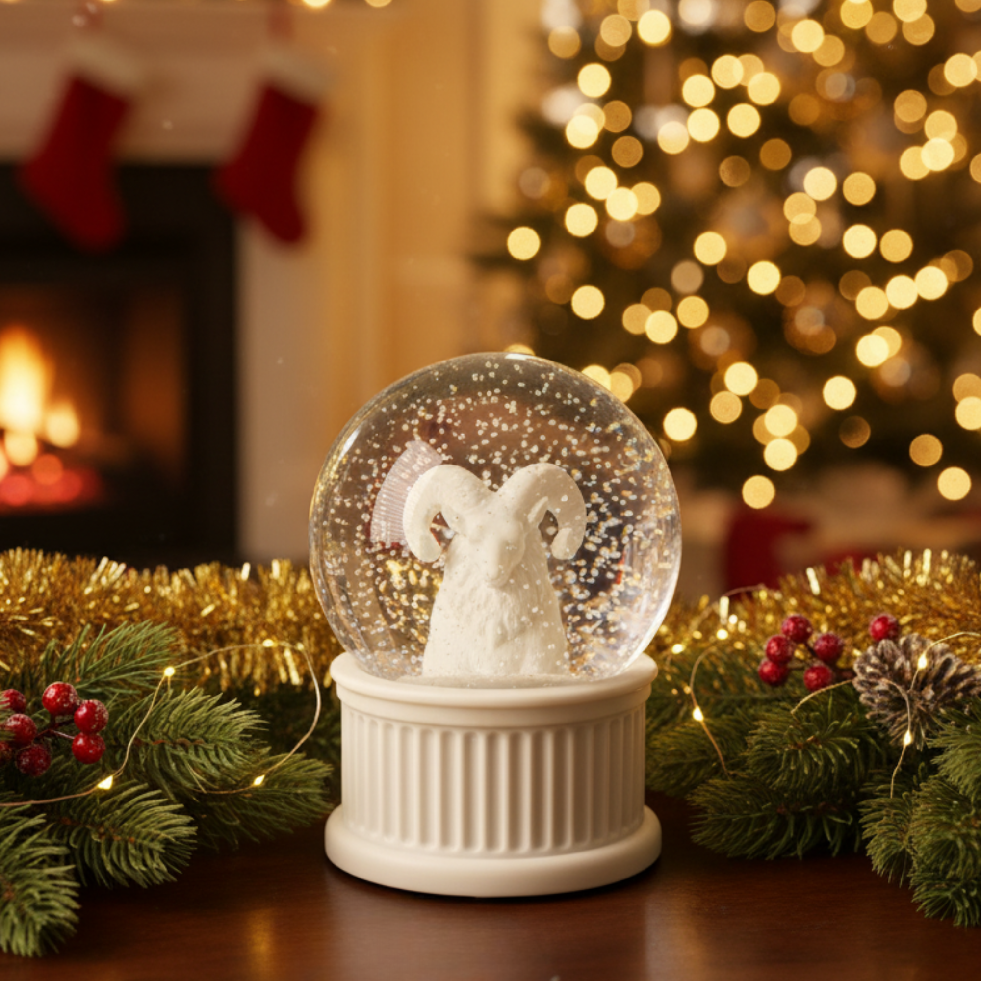 Aries Snow Globe (120MM)