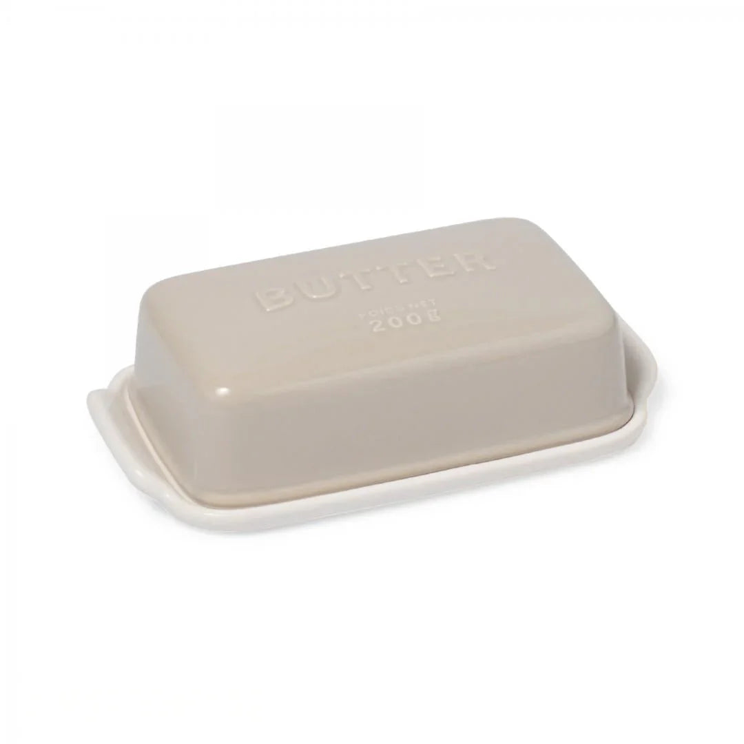 Arrondi Grey butter dish