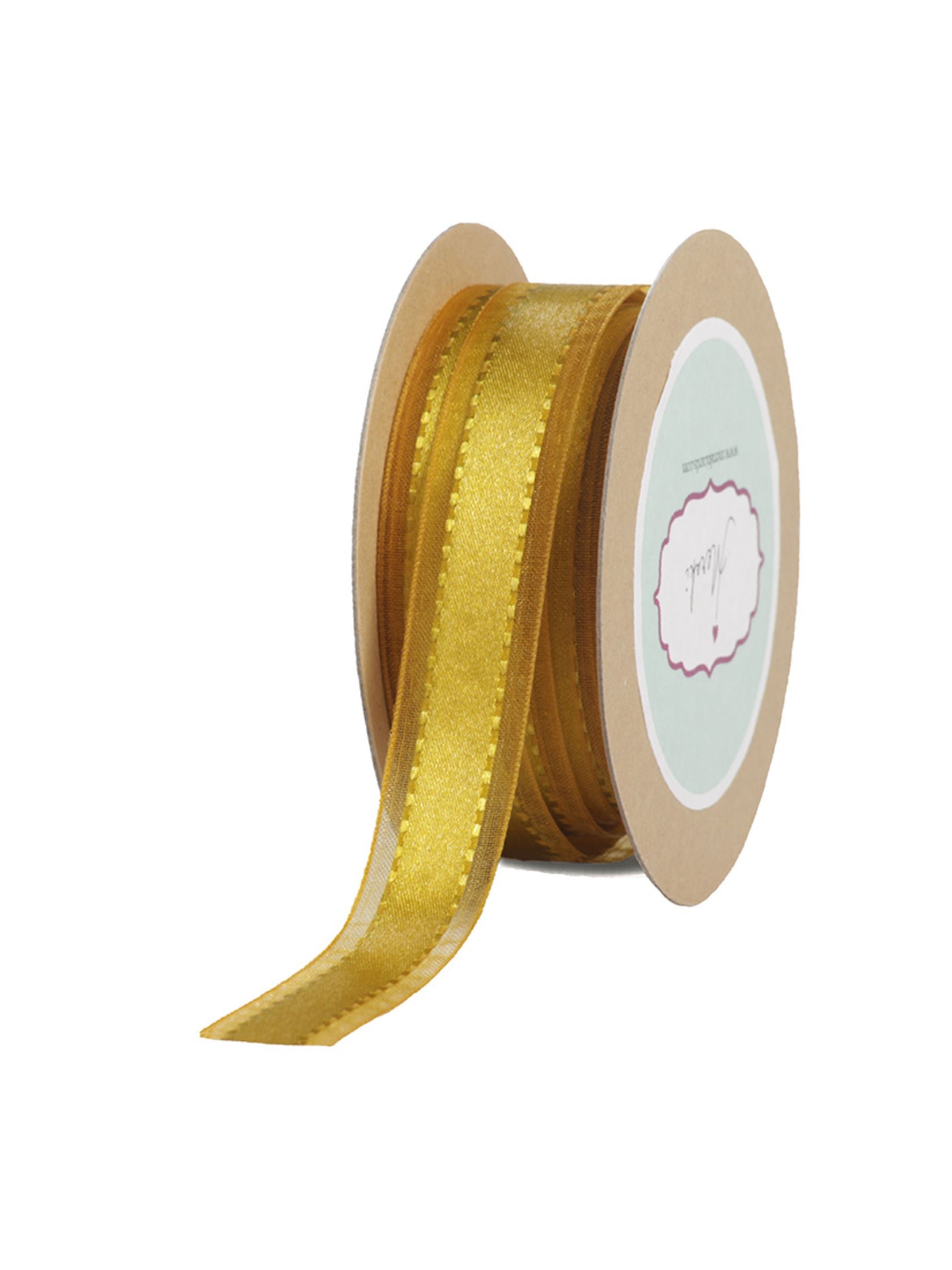 Sheersatin With Stitches Ribbon