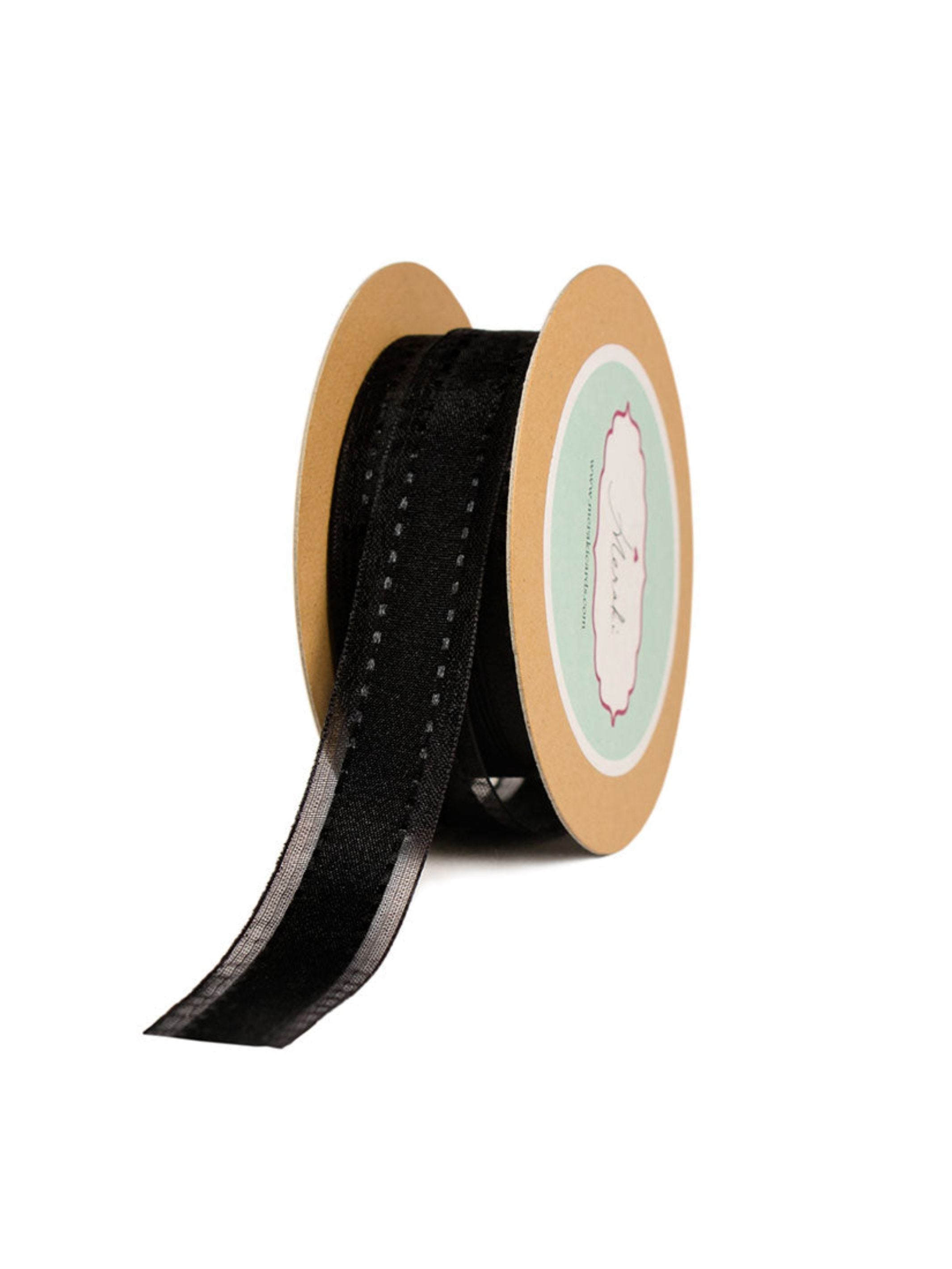 Sheersatin With Stitches Ribbon